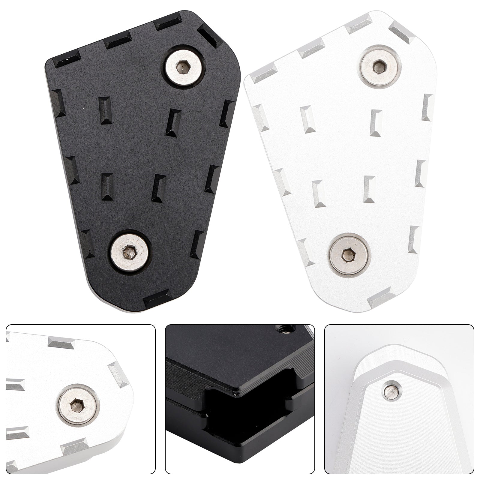 Multistrada 950 1200 1260 CNC Pédale de frein extension PEG PAD Silver