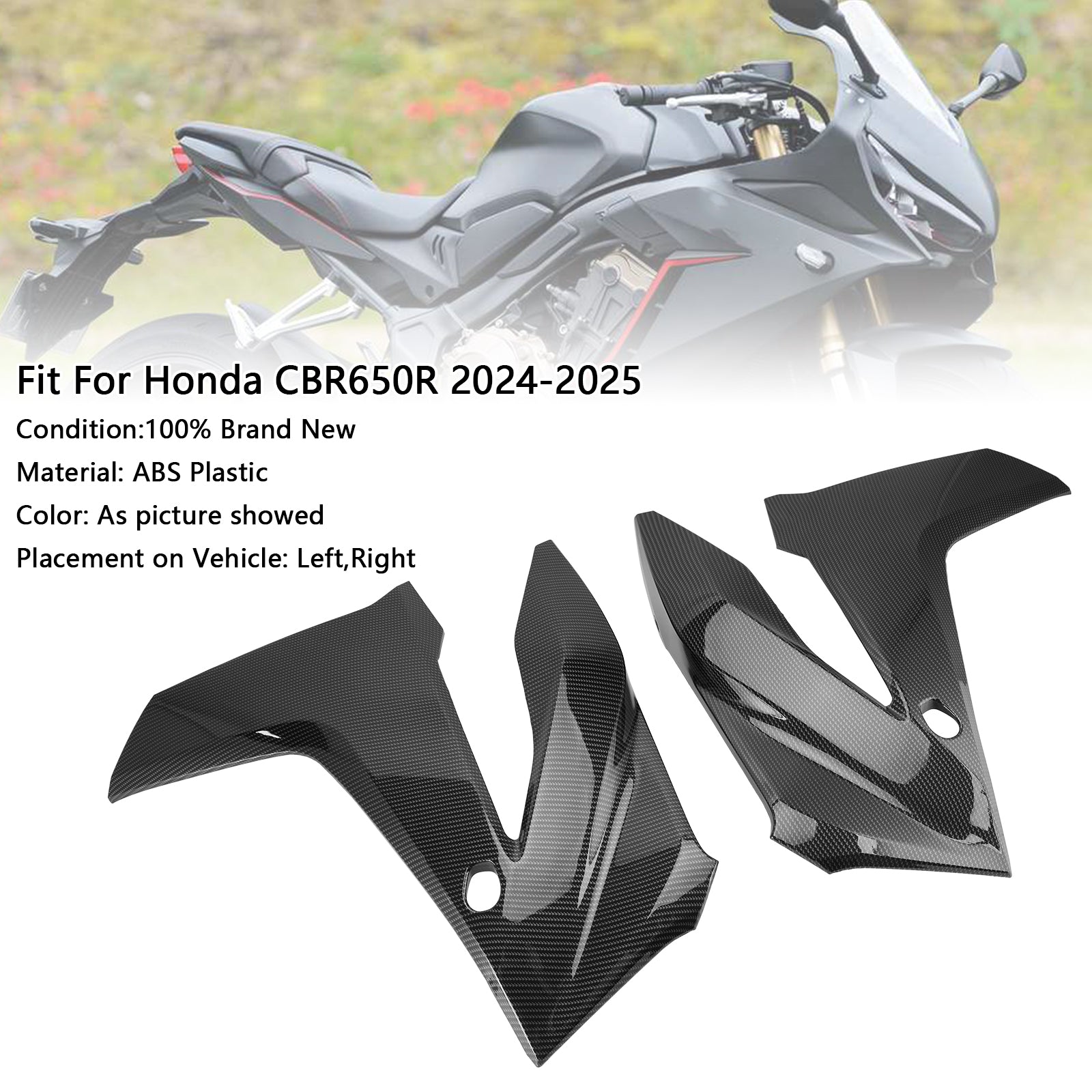 2024-2025 Honda CBR650R Side frame Cover Panel Fairing Body Cowl