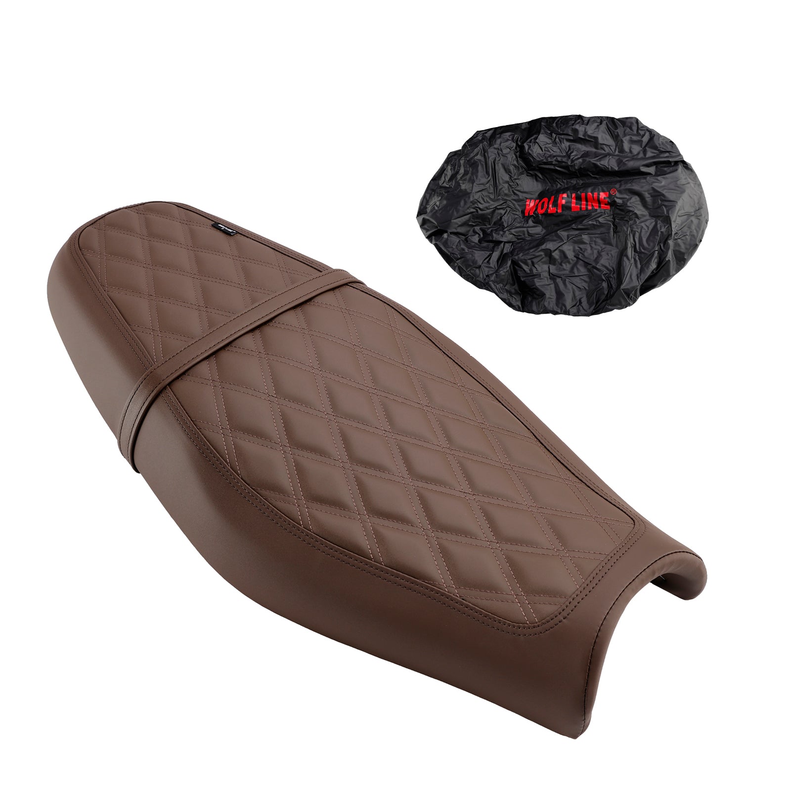 16-22 Street Twin a 23-24 Speed Twin Triumph Kompletní nízký polštář Polštář jezdec Brown Black