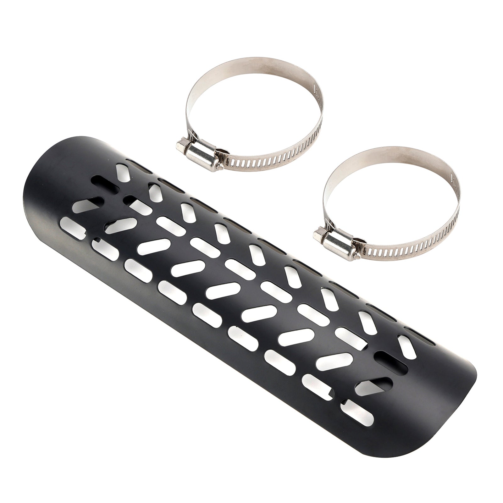 Motorcycle Scooter Cub BlackD Exhaust Side Bracker Cover Steel Decorative Cover