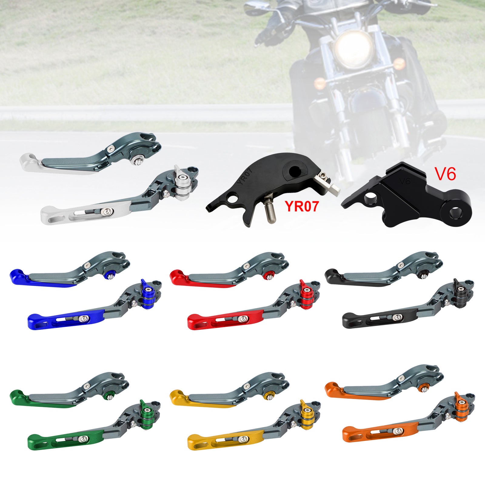 2024–2025 Yamaha XSR900 XSR900GP MT-09 verstellbarer Kupplungsbremshebel