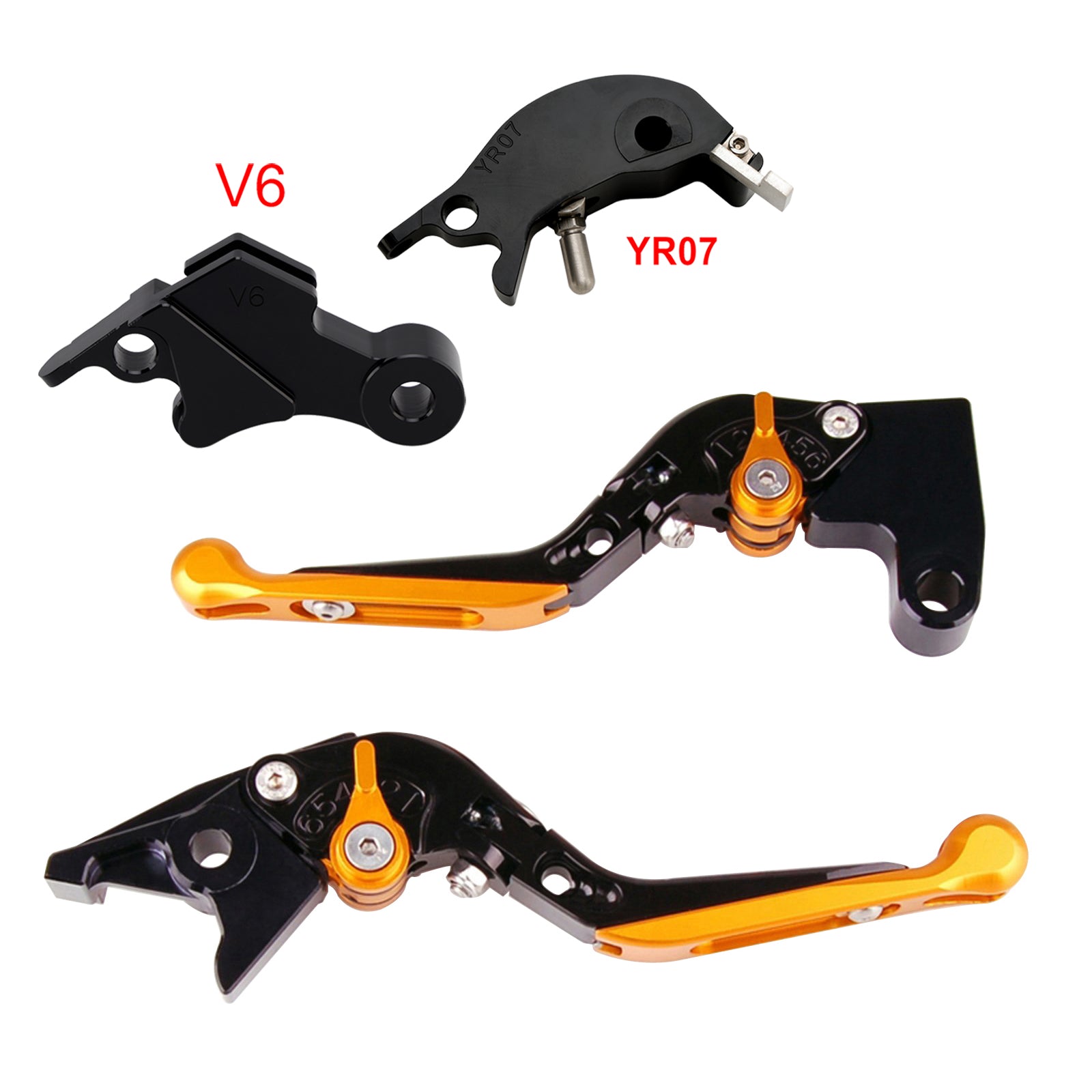 24-25 YAMAHA XSR900 XSR900GP MT-09 MT-09SP Adjustable Clutch Brake Lever