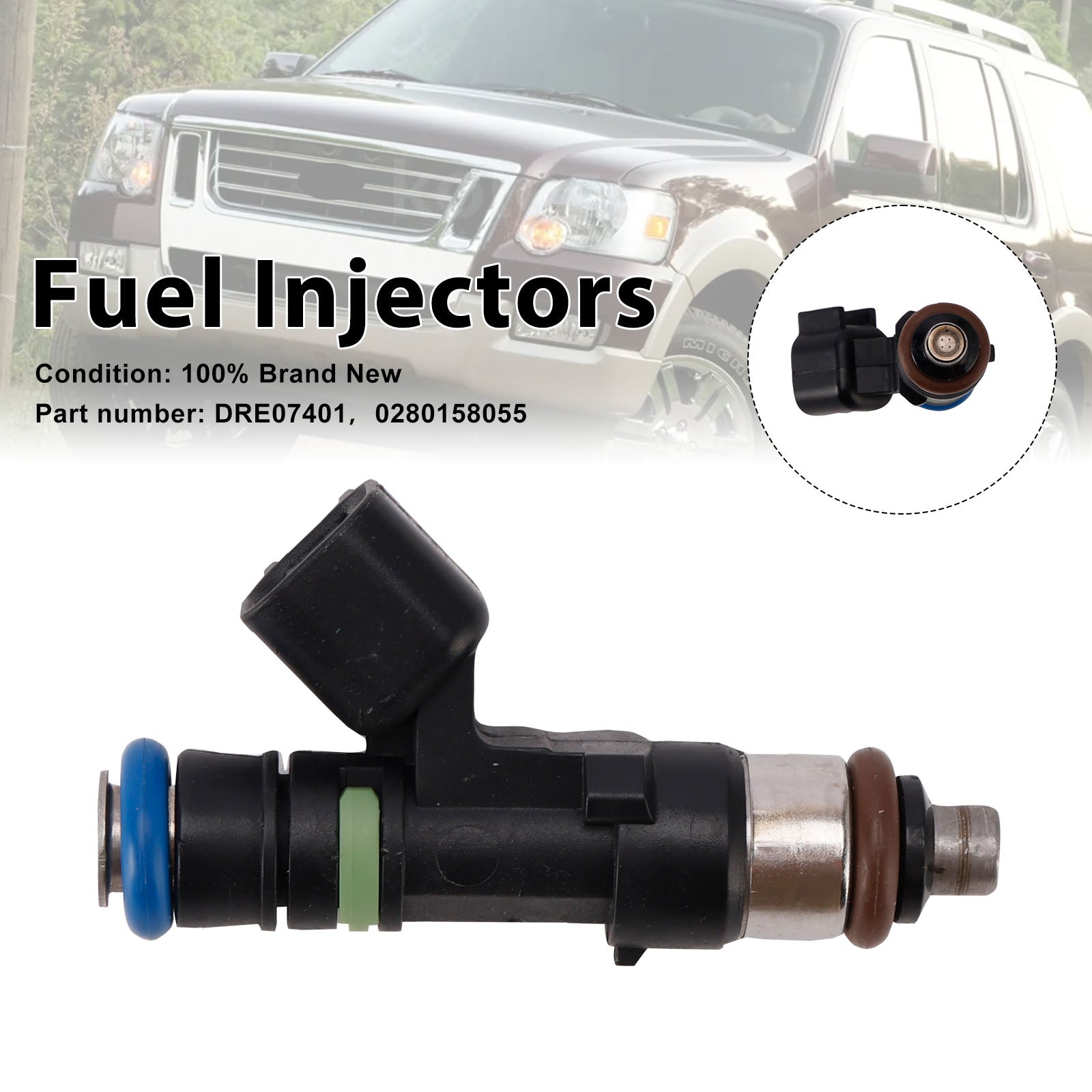 Vstřikovače paliva Mercury Mountaineer Ford Explorer DRE07401 0280158055