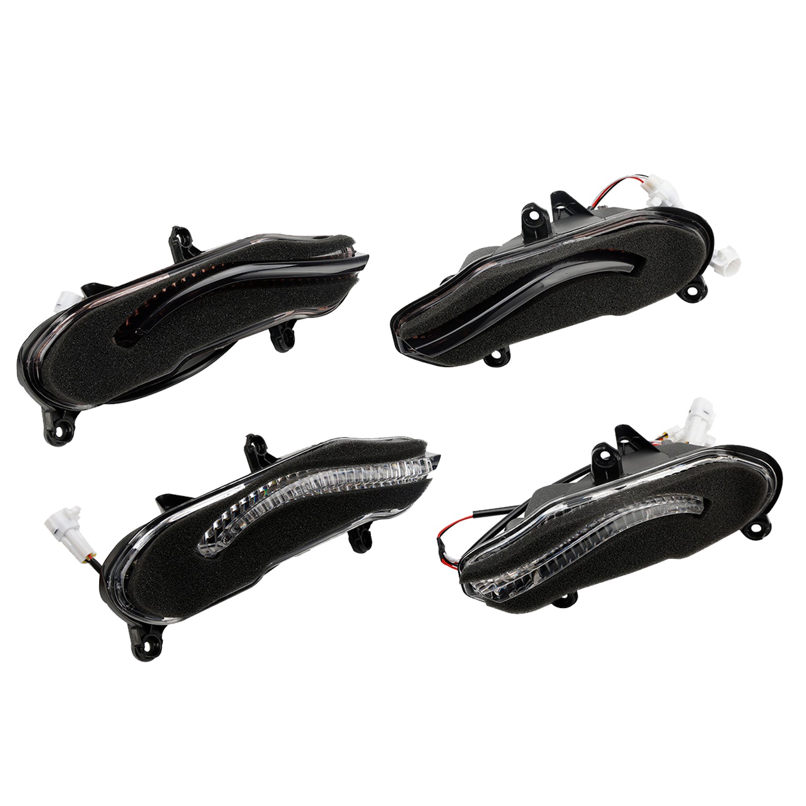 Plante du phare avant Protecteur LED pour Yamaha YZF-R6 YZF R6 2017 Smoke