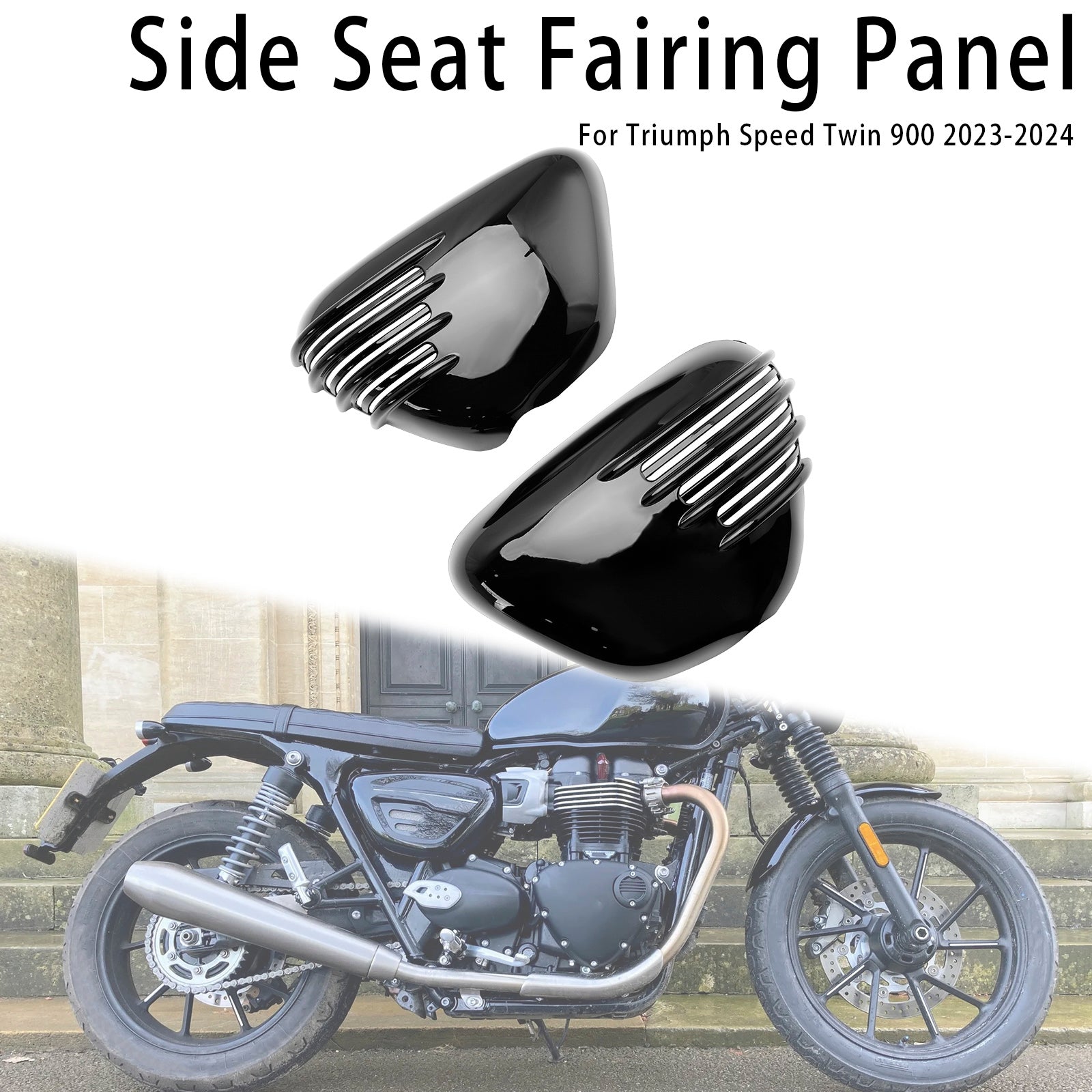 23-24 Speed Twin 900 Side Seat Fairing Panel Cowl