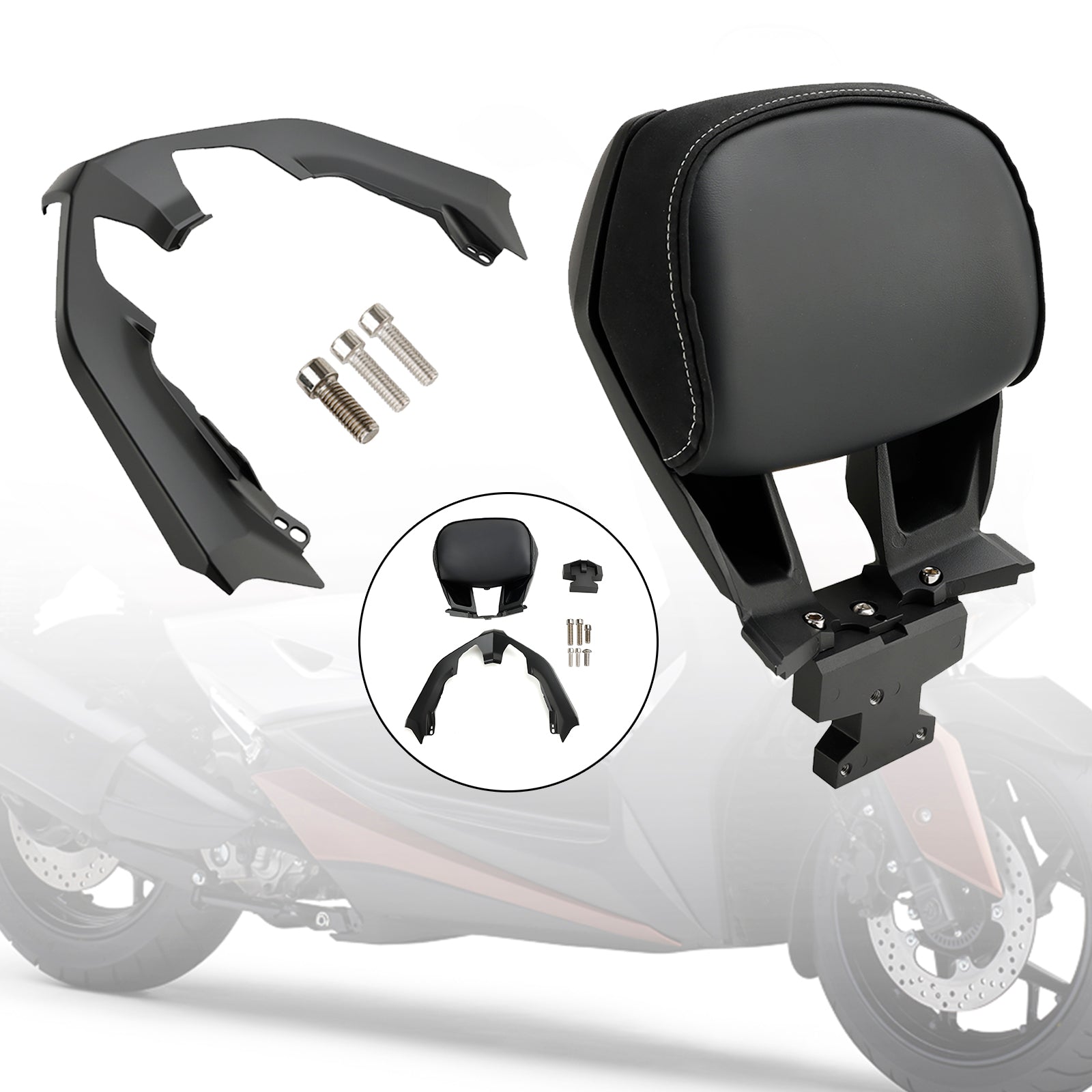 Passenger Sissy Bar Backrest for Yamaha X MAX X-MAX 300 2023-2025