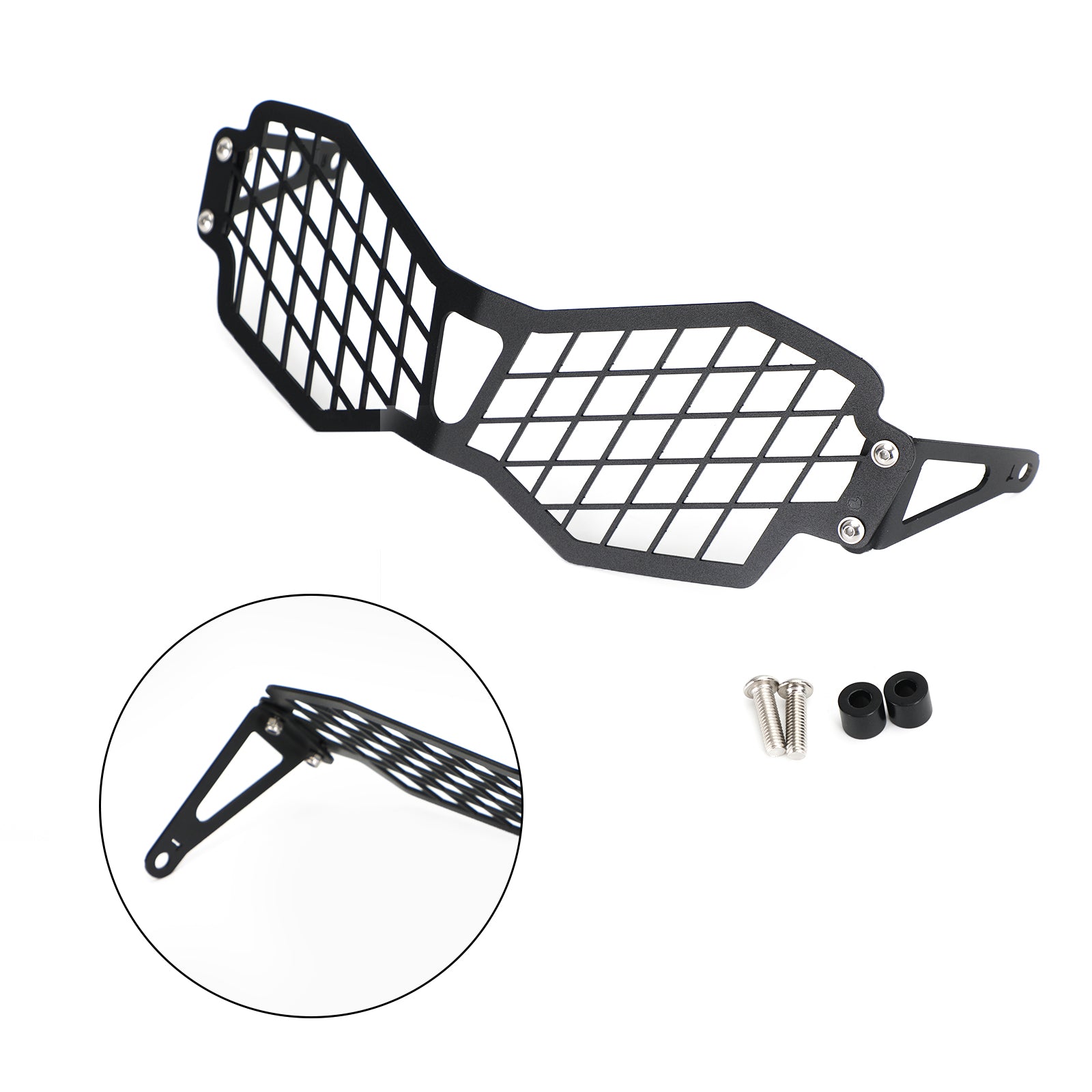 Griglia di protezione della protezione del faro del faro nera per TR Tiger 900 900Gt 20+