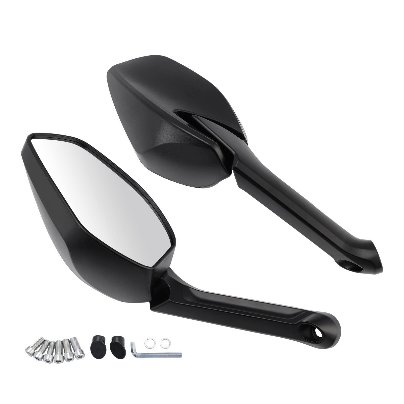 2015 - 2017 Ducati Multistrada 1200 / 1200s Pair Rear View Mirrors Black