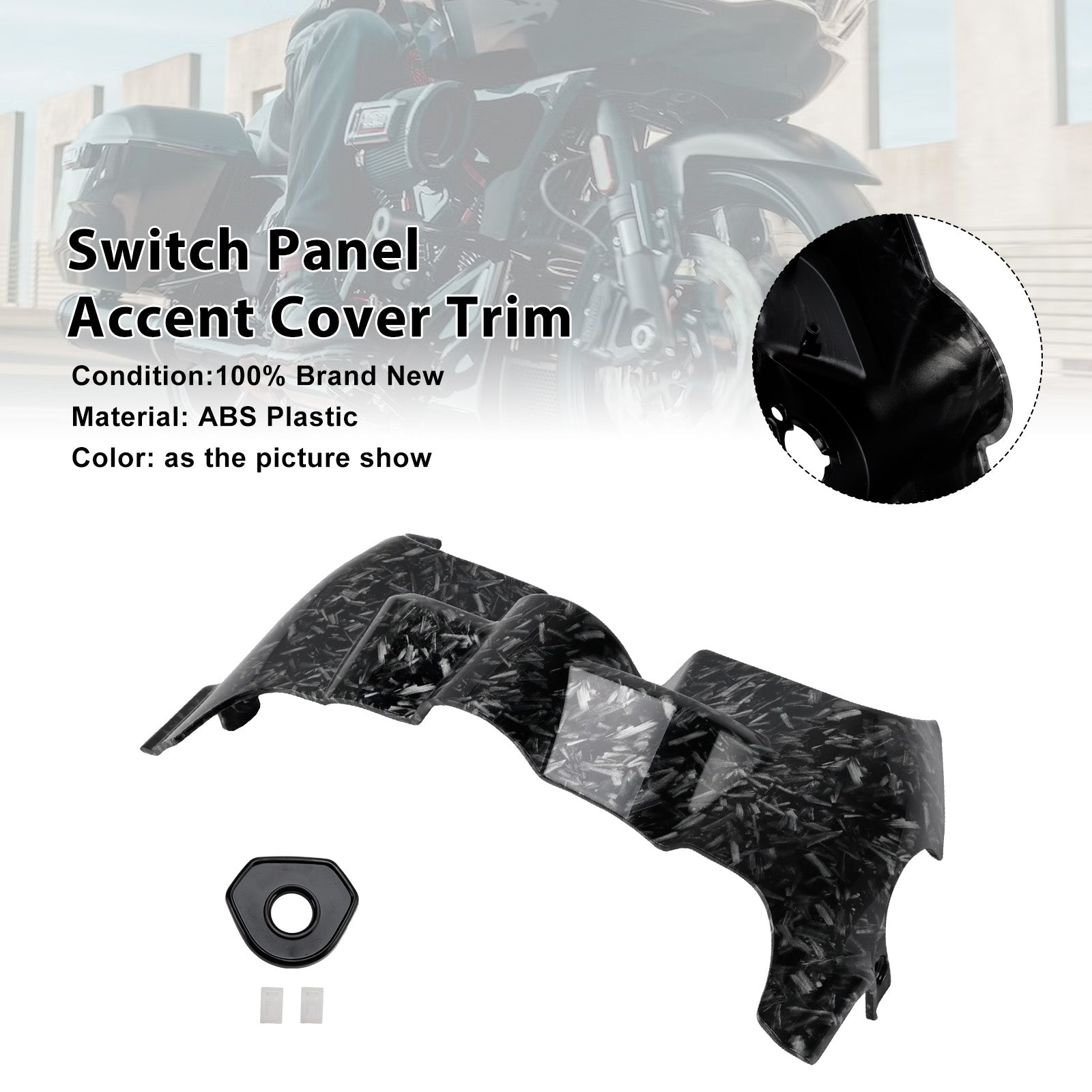 Touring Electra Street Glide 2023-2025 Switch Panel Accent Cover Trim