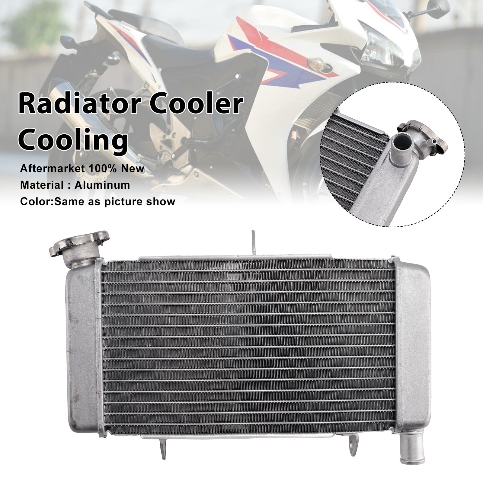 2013-2021 Honda CBR500R Aluminum Radiator Cooling Engine Cooler