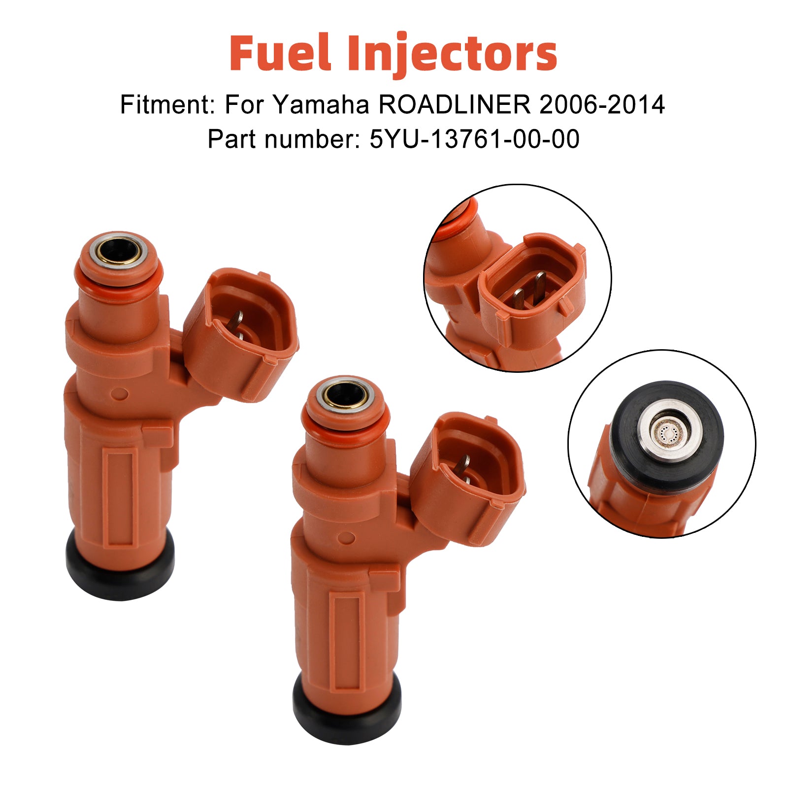 Yamaha Stratoliner Raider Roadliner 2PCS Injecteurs de carburant 5YU-13761-00-00