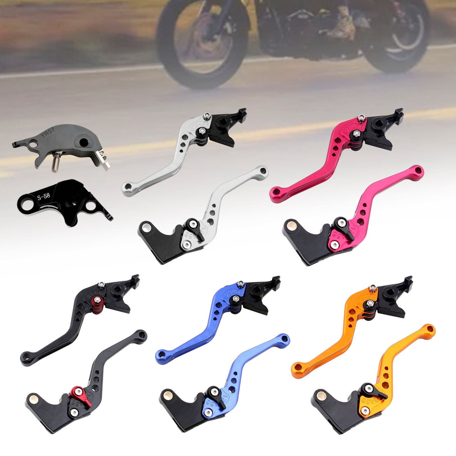 22-23 YAMAHA YZF R7 MT-10/SP FZ-10/SP NEW Short Clutch Brake Lever