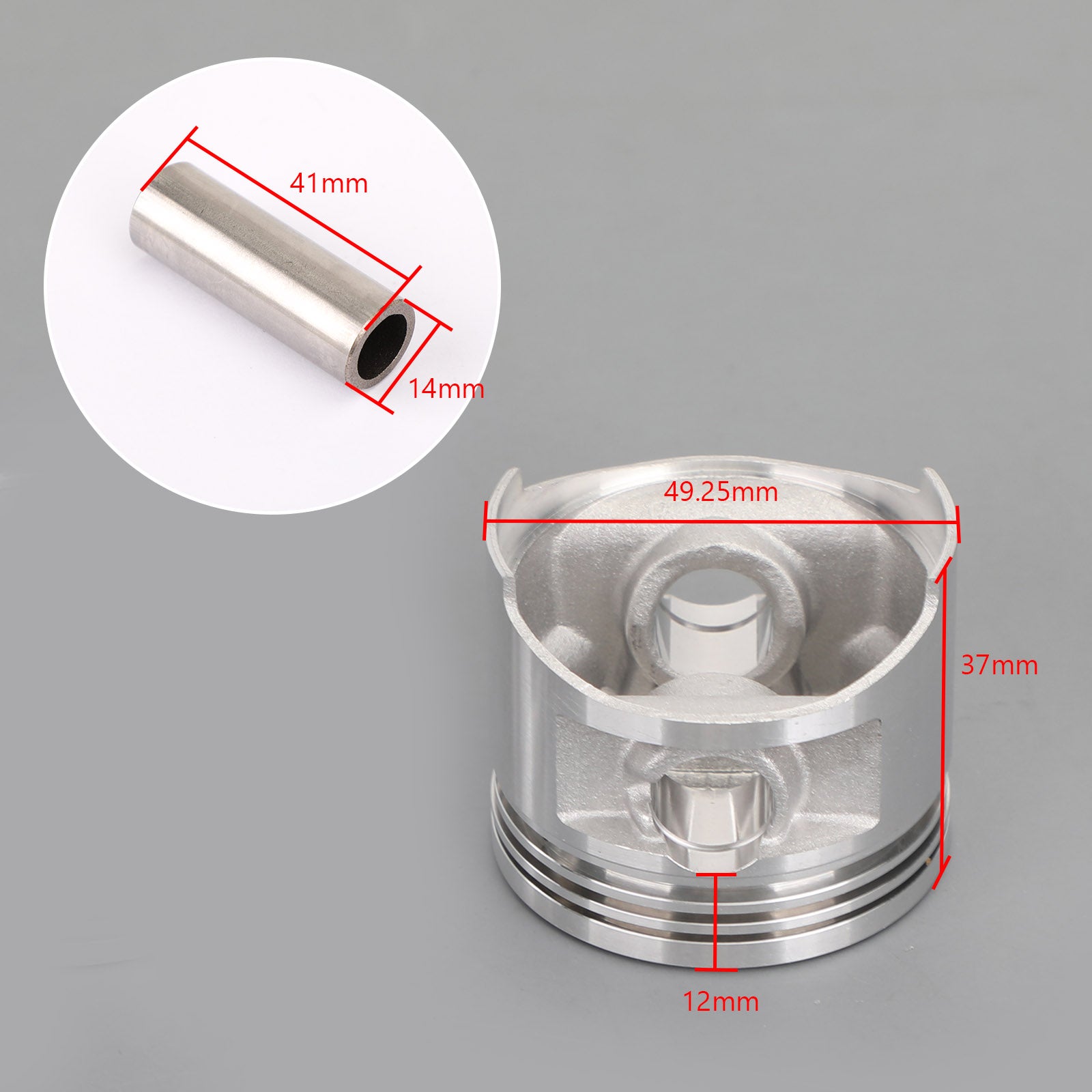 88-18 Yamaha Virago V Star XV250 SRV 250 Piston Kit & Rings Set +.25 49.25mm