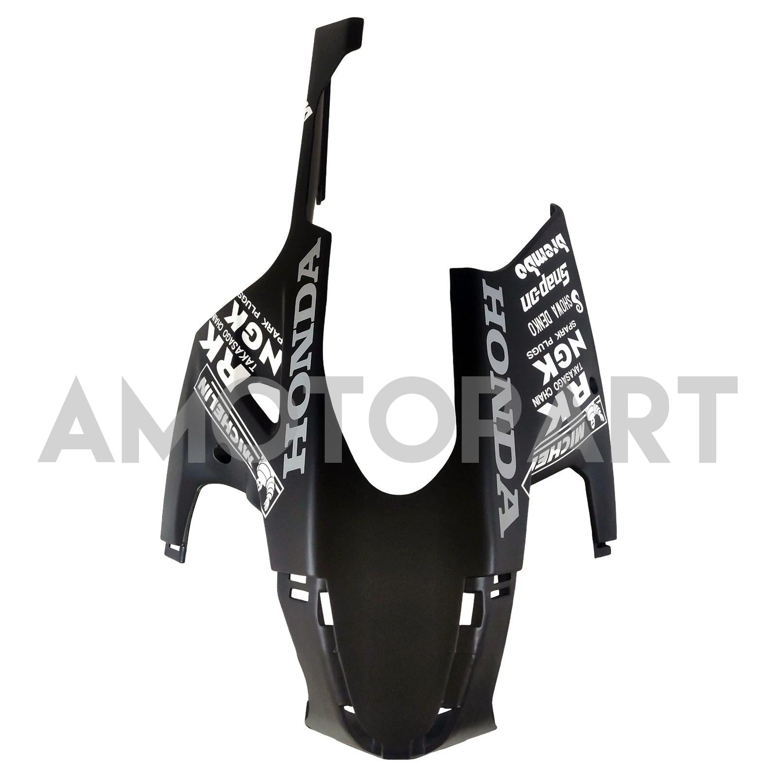 Amotopart 2008-2011 Honda CBR1000RR Black Silver Fairing Kit