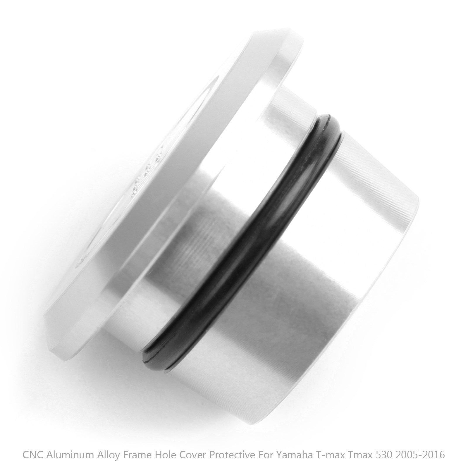 2005-2016 Yamaha TMAX T-MAX 530 CNC Silver Frame Hole Cap Plug Cover