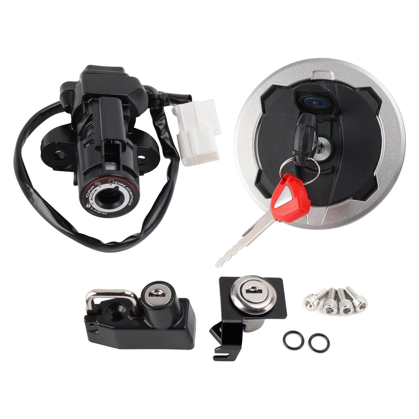 2024-2026 Kawasaki Z500 Ninja 500 Zündzylinder Sitzschloss Tankdeckelschlüsselsatz