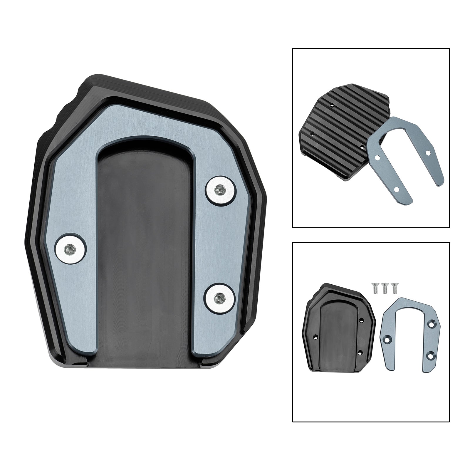 Almohadilla de placa ampliada con soporte para Kawasaki Vulcan S 650 VN650 2015-2021