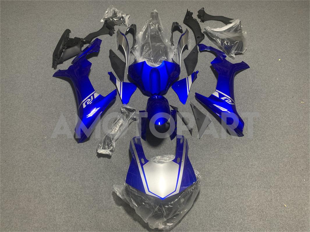 Amotopart Yamaha 2015-2019 YZF 1000 R1 Silver&Blue Fairing Kit