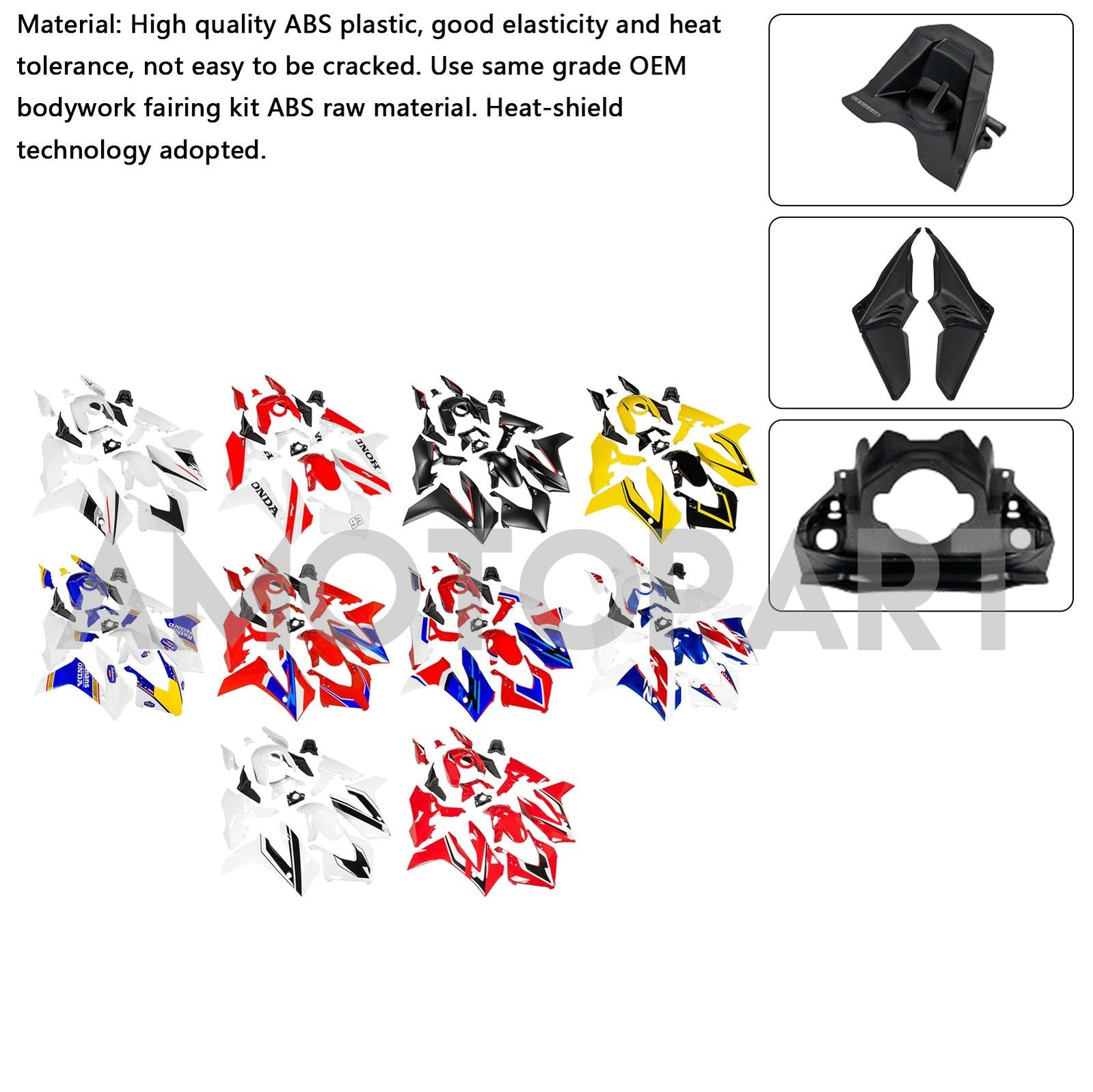 Amotopart 2024-2025 Honda CBR650R Fairing Kit