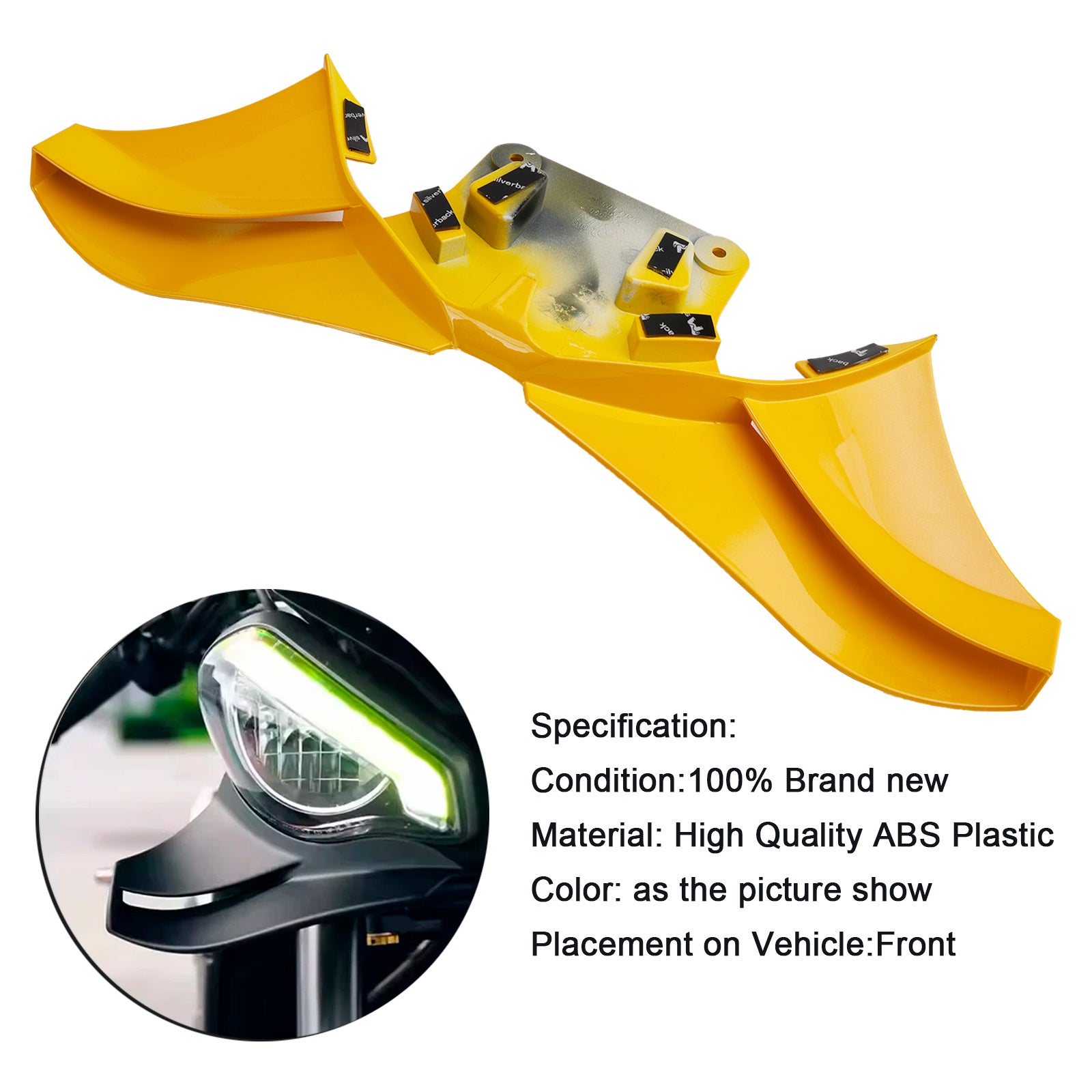 2023-2025 Street Triple 765R/RS Front Spoiler Winglet Frontal Wings