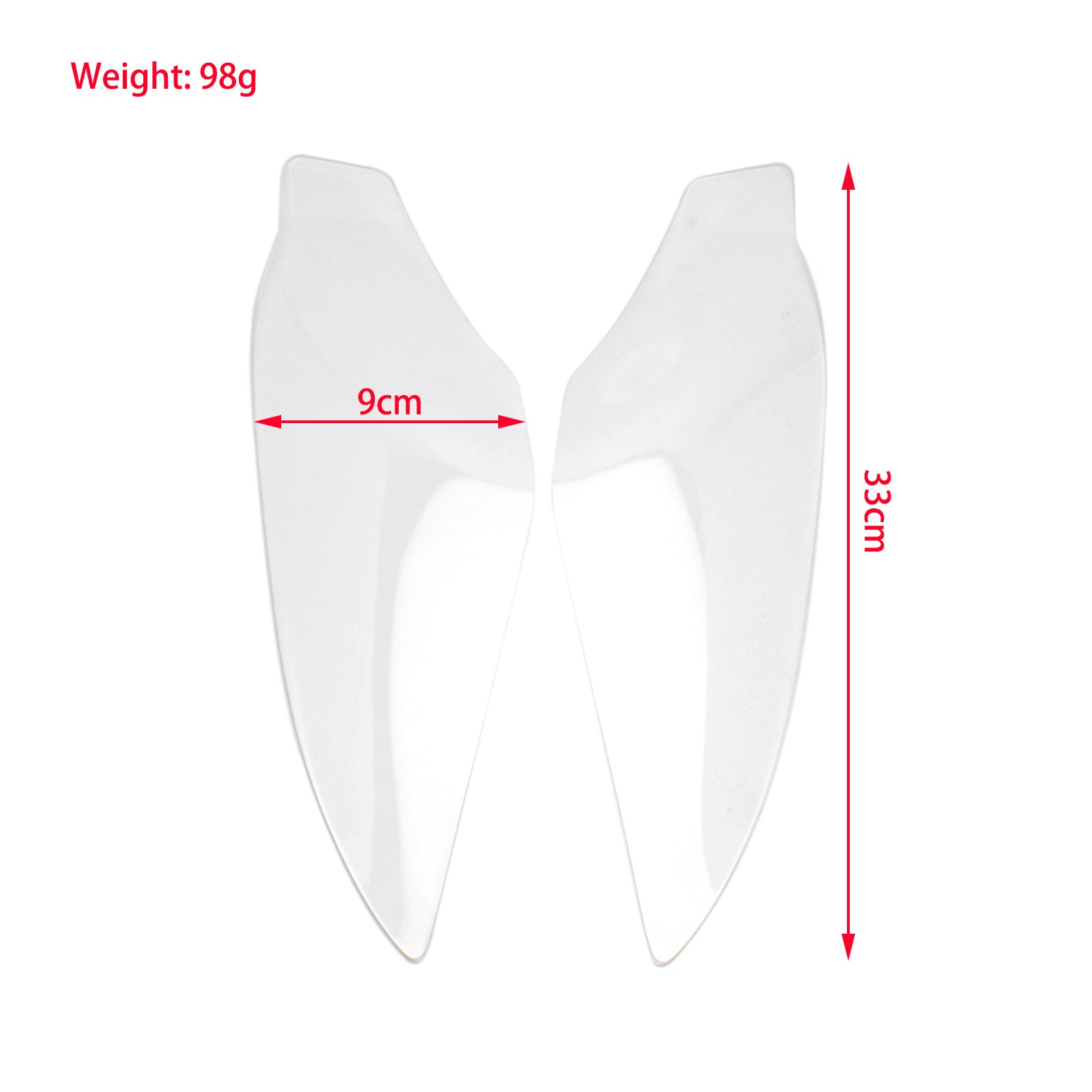 17-20 Kawasaki Ninja 1000 Z1000SX Front Headlight Lens Protection Clear