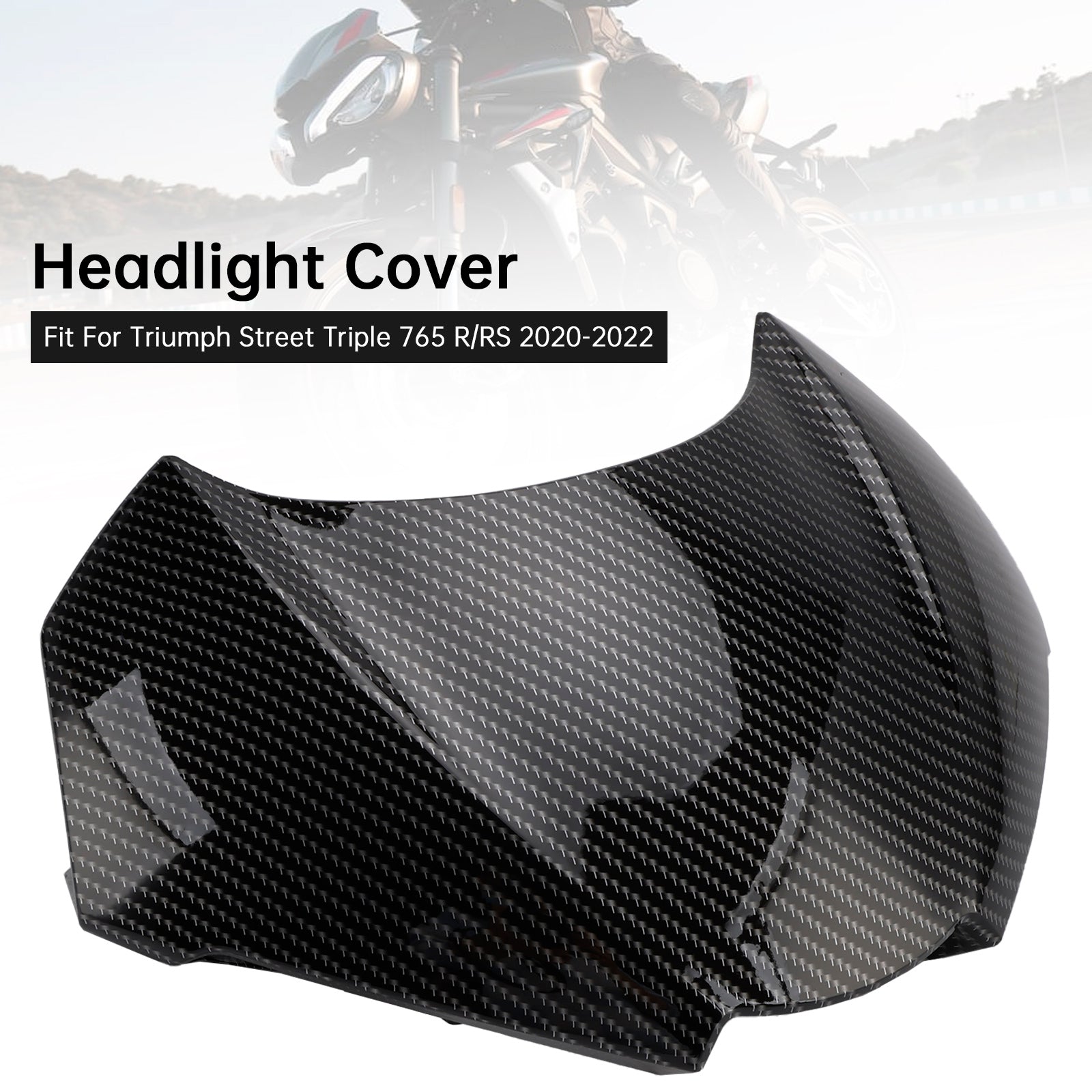 2020-2022 Street Triple 765 R/RS Front Nose Headlight Cover Fairing