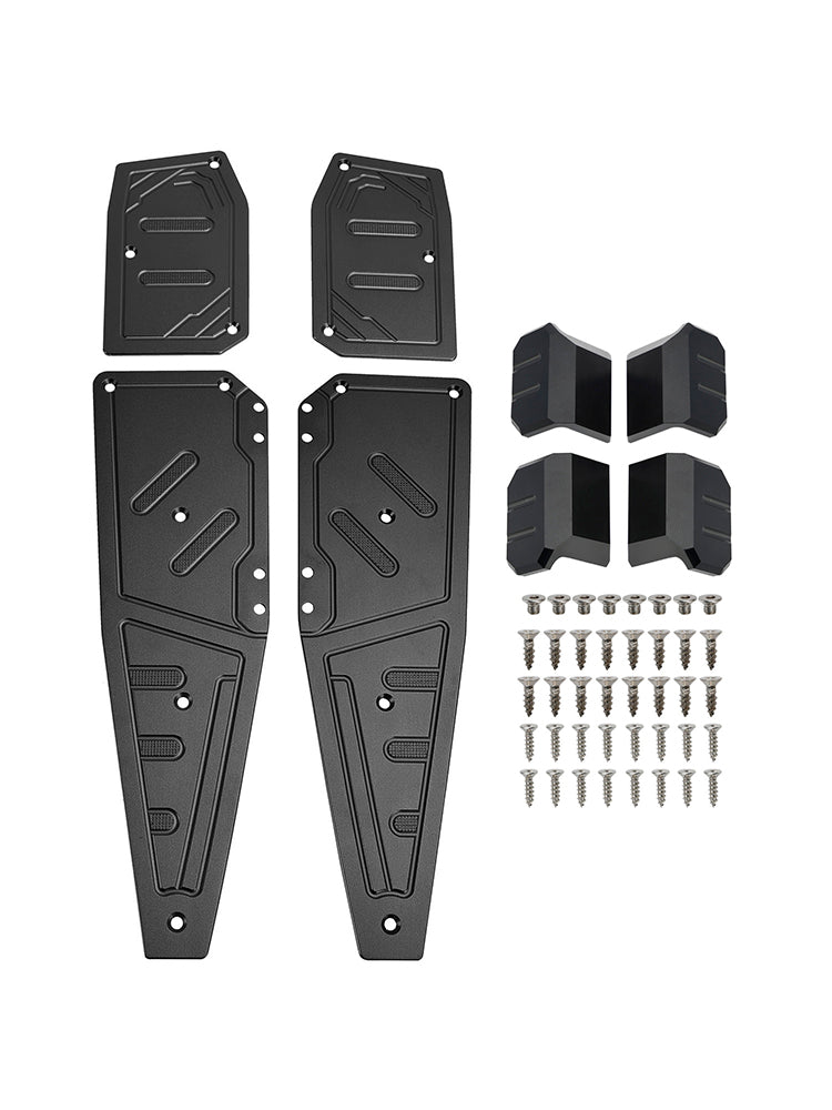 22-23 Aprilia SR GT200 SR GT125 Black Footboard Foot Rest Peg Pedal Plate