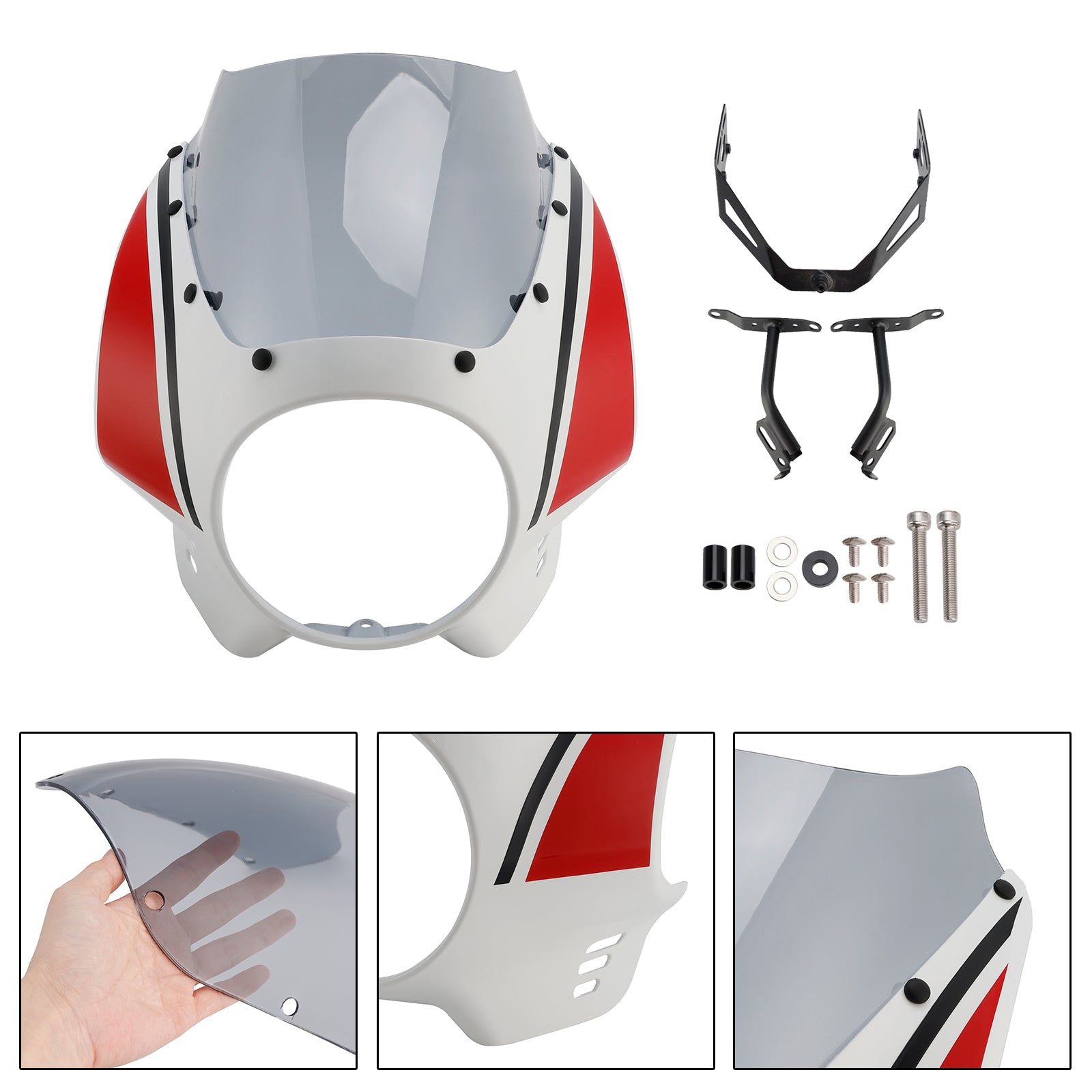 Yamaha XSR900 2022-2025 Headlight Fairing Windshield WindScreen