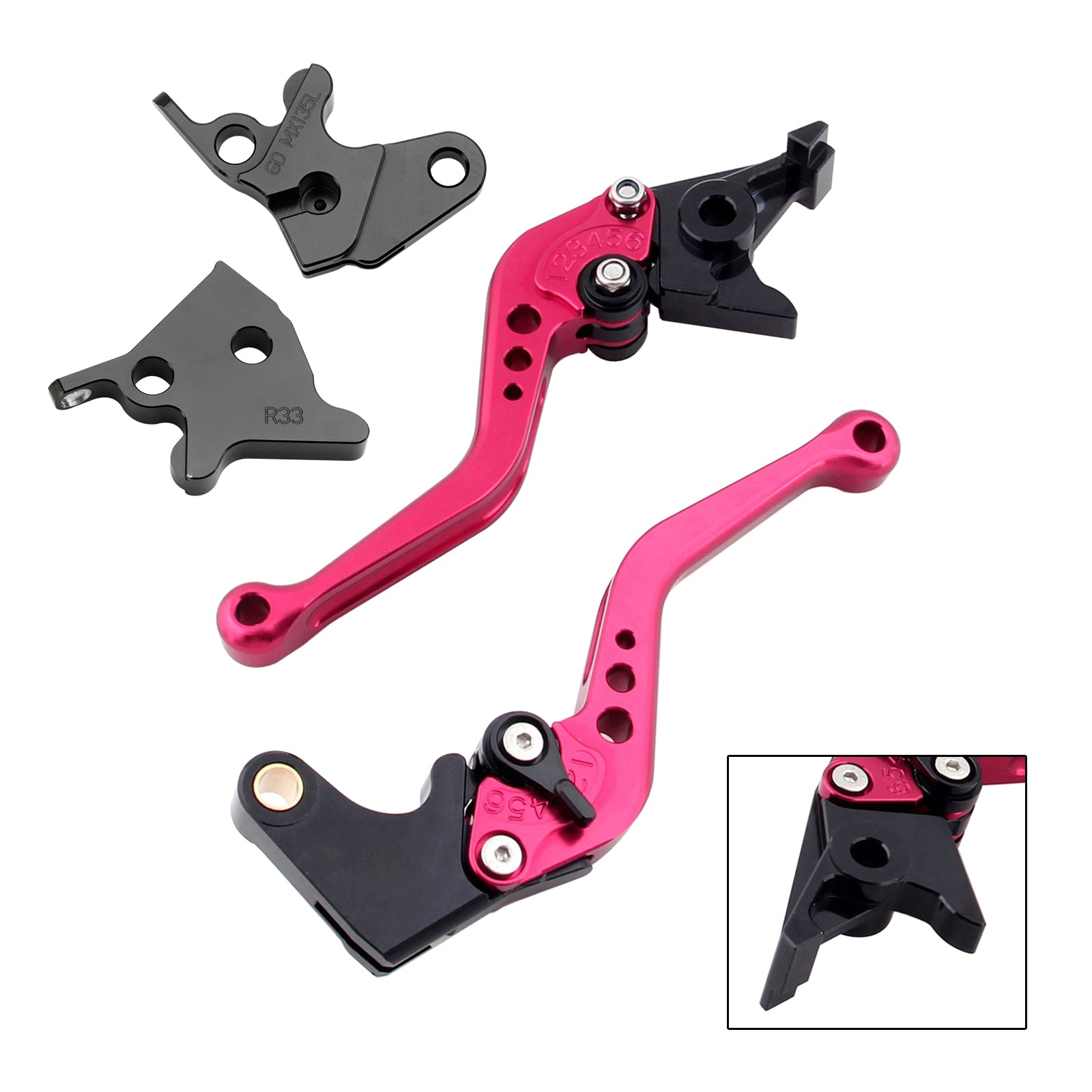 Yamaha YBR125 2005-2014 Nouveau levier de frein à embrayage court