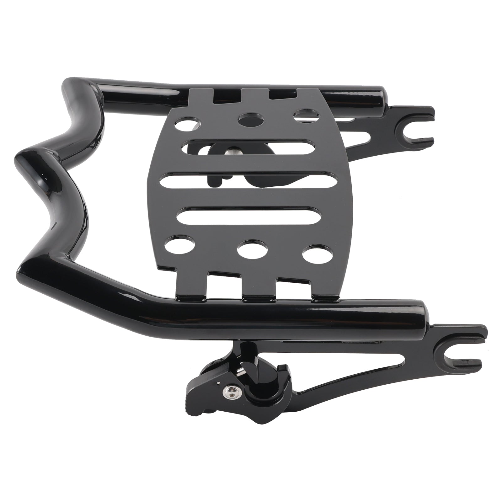 2009-2025 Road King Classic Custom Custom Special FLHR Abnehmbares Gepäckträger Schwarz