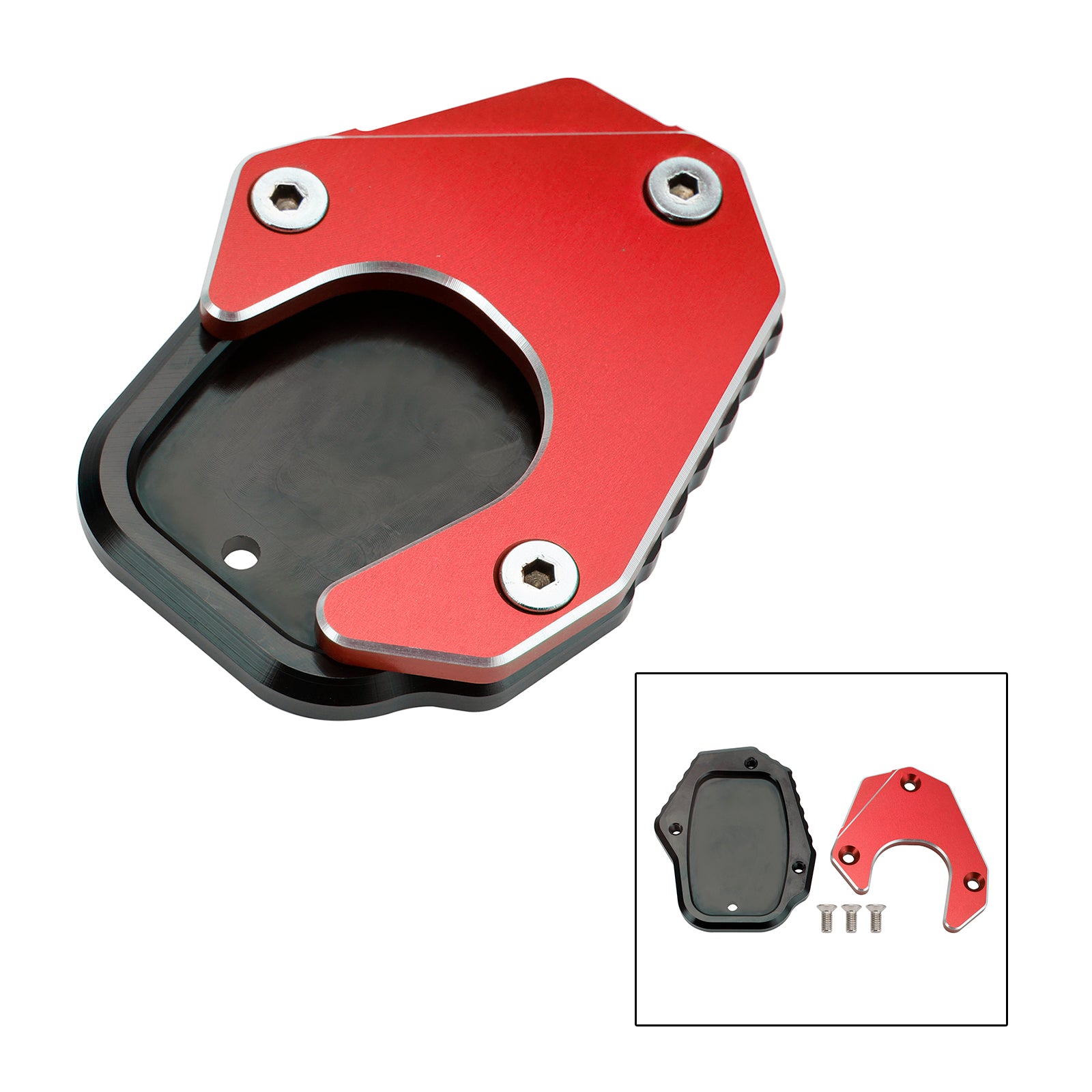 Kickstand Forstørrende platepute Fit for Honda CRF250L 2017-2020