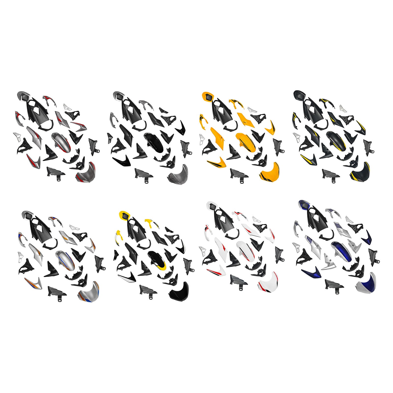 Amotopart 2020-2022 Collection de kits de carénage Triumph Street Triple 765 R/RS