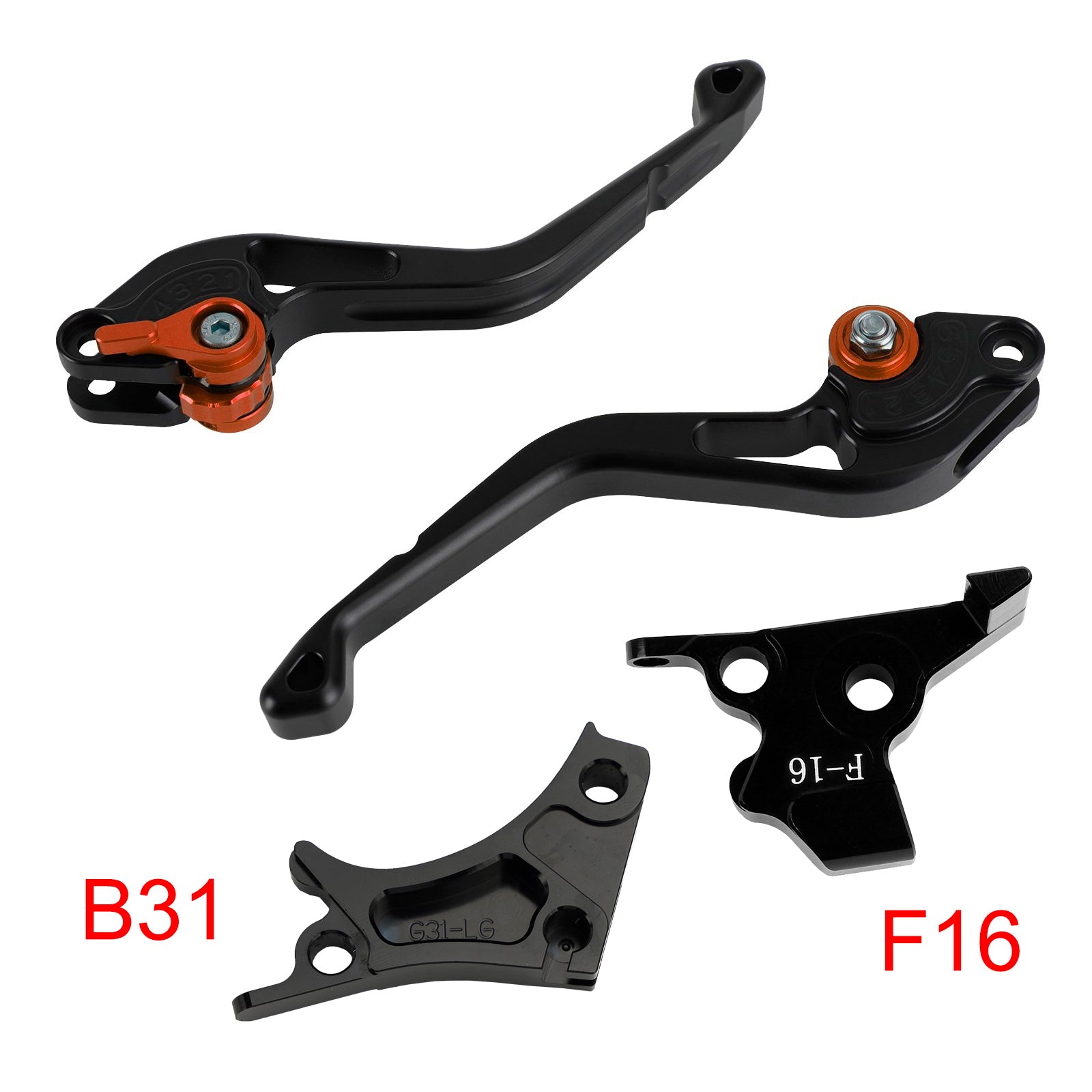 2017-2018 Orange BMW G310R G310GS NY kortkoblingsbremsehåndtag