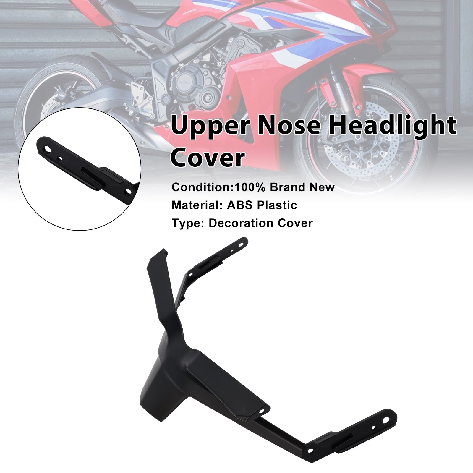 2024-2025 Honda CBR650R Front Upper Nose Headlight Cover Fairing