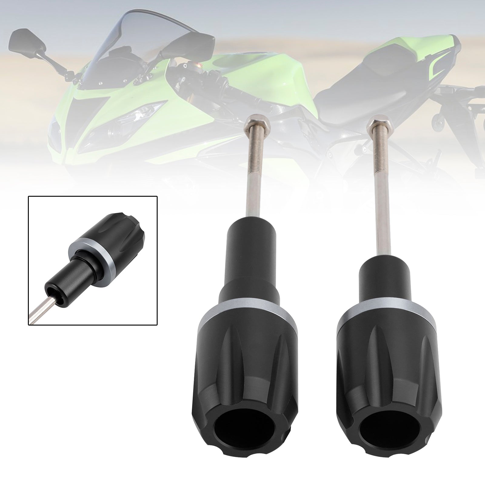 2017-2023 Kawasaki Ninja 650 Crash Bobbin Protector Slider Gy-Titan