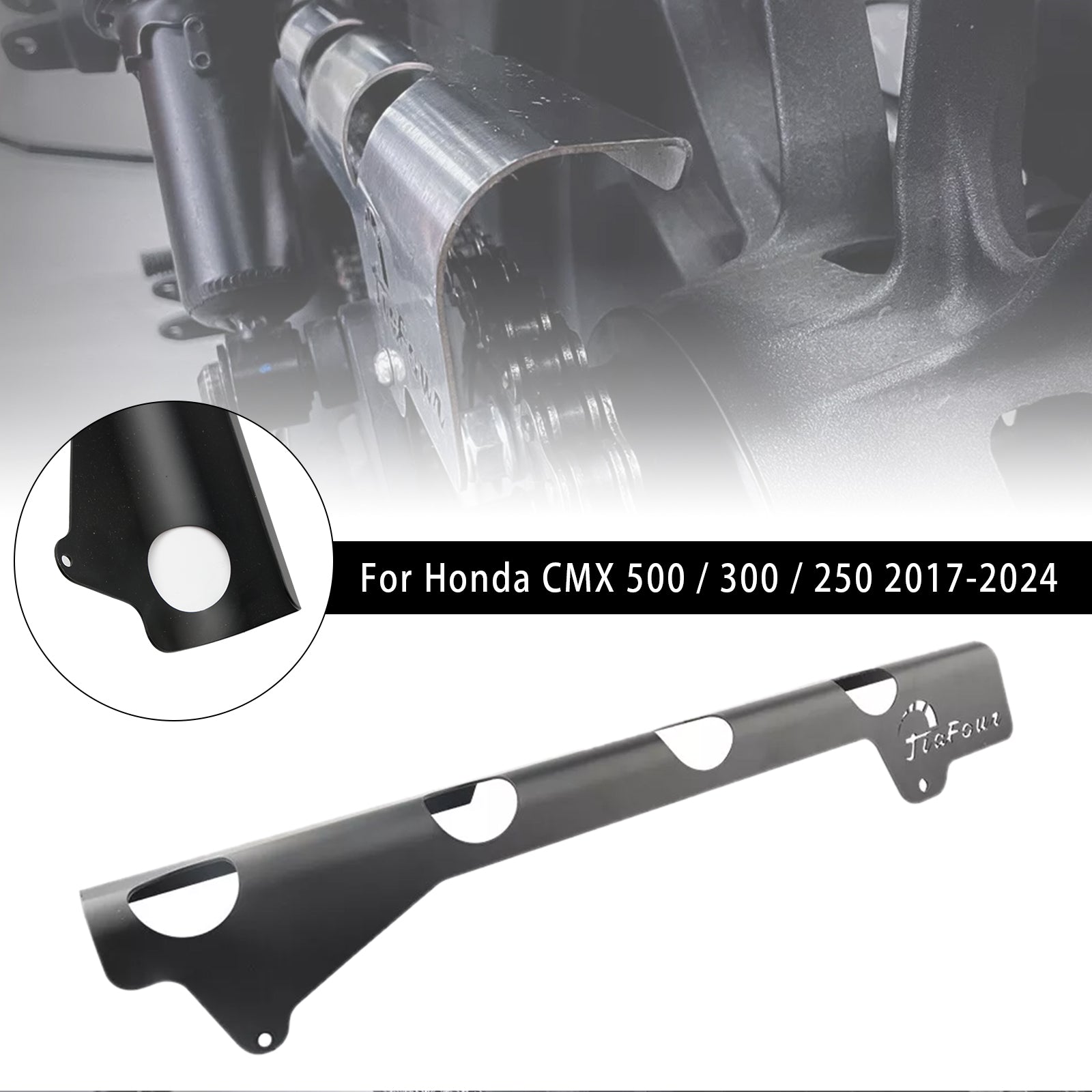 17-24 Honda Rebel CL 250 300 500 CM CMX Chain Guard Cover Protector