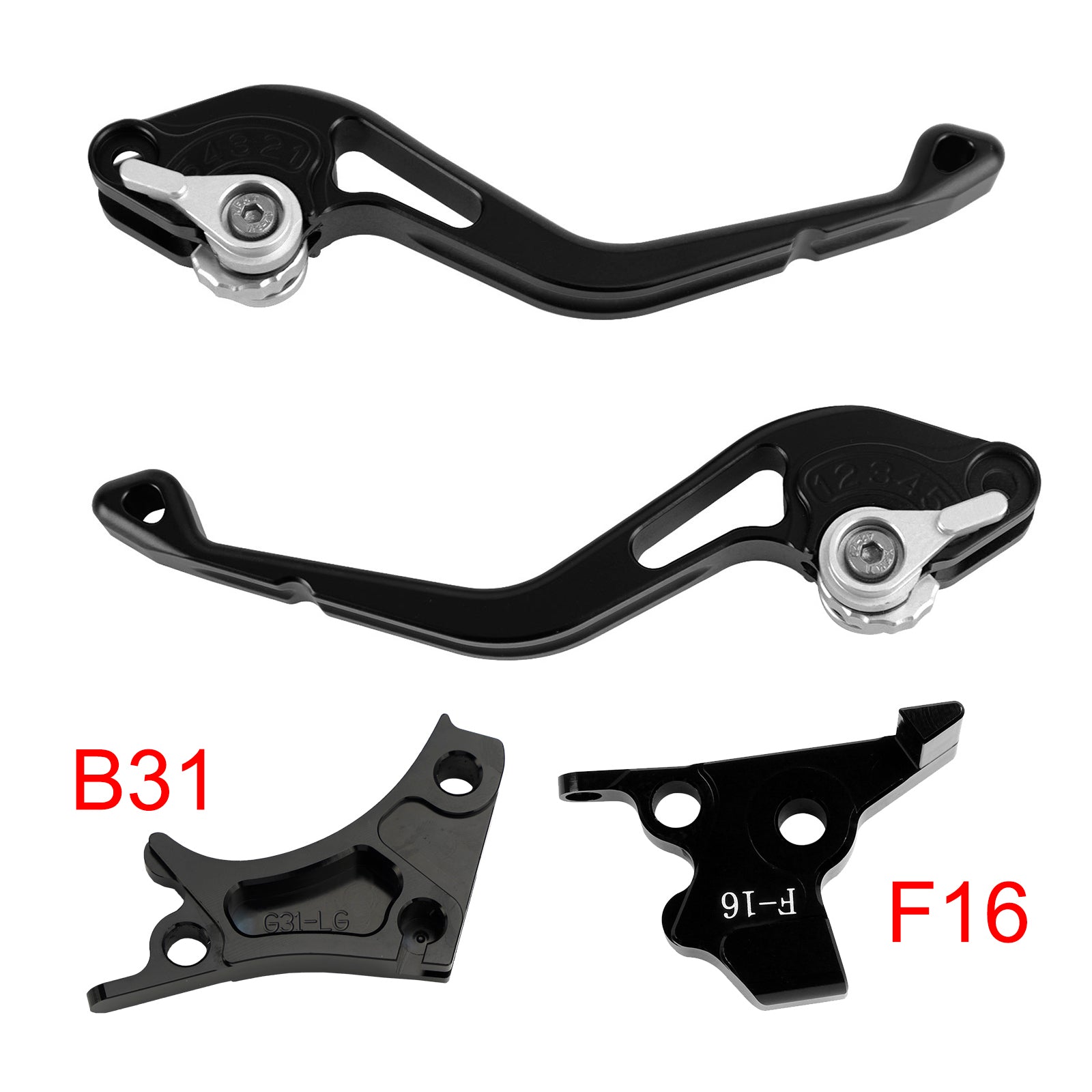 2017-2018 Silver BMW G310R G310GS NEW Short Clutch Brake Lever