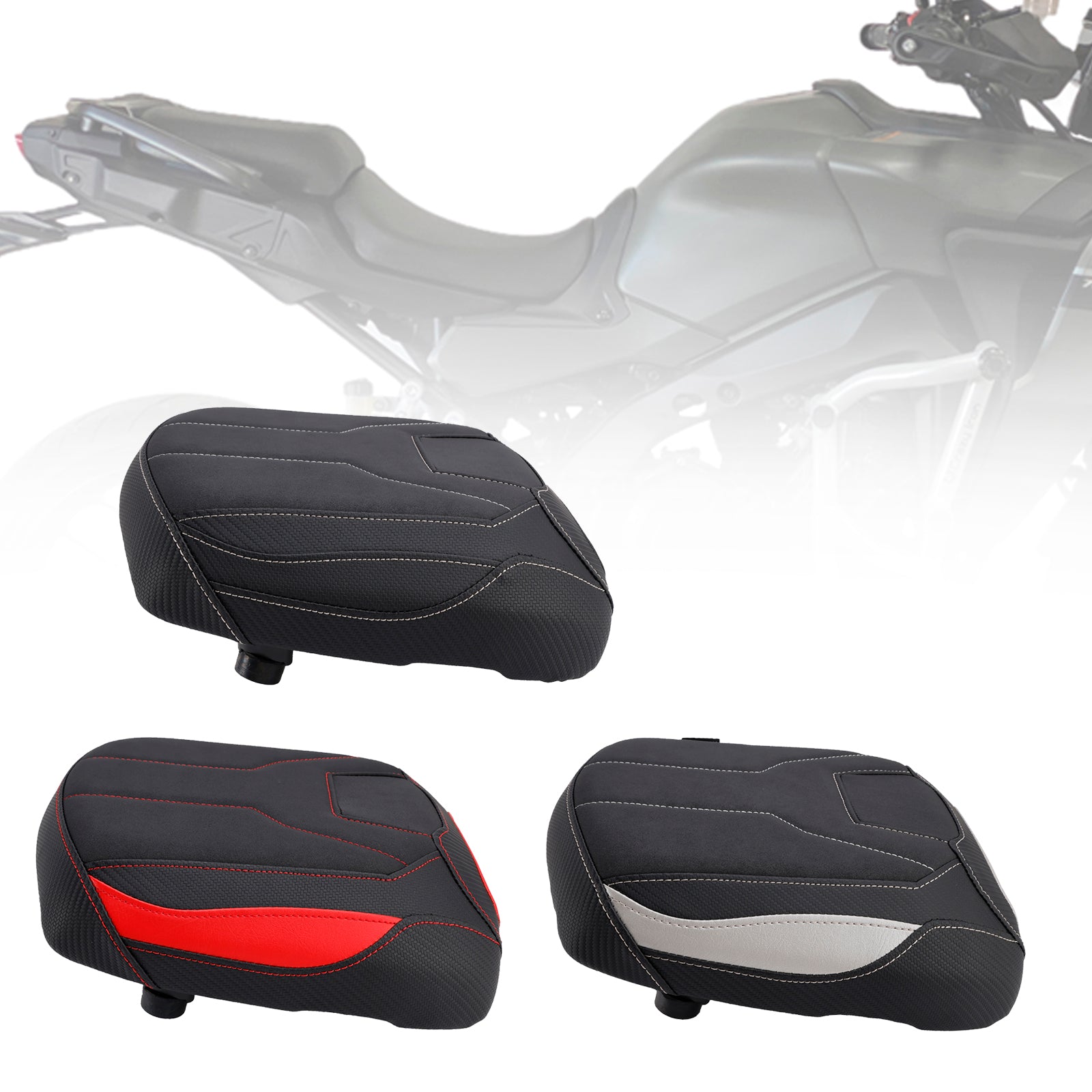 Yamaha Tracer 9 GT 21-23 hinterer Beifahrersitzkissen pucken flach schwarz