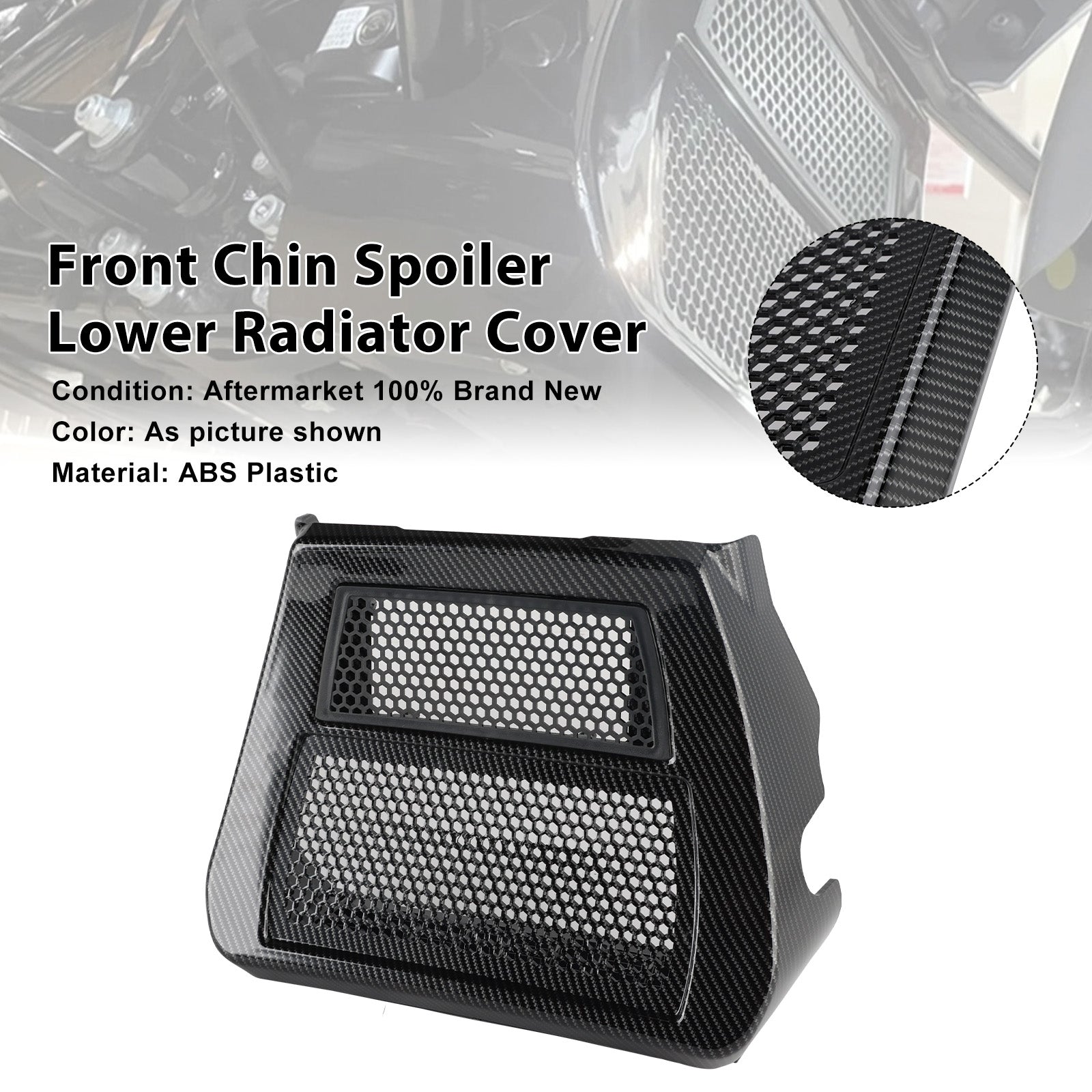 CVO Street Glide FLHXSE 23-25 Lower Chin Spoilers Radiator Guard Cover