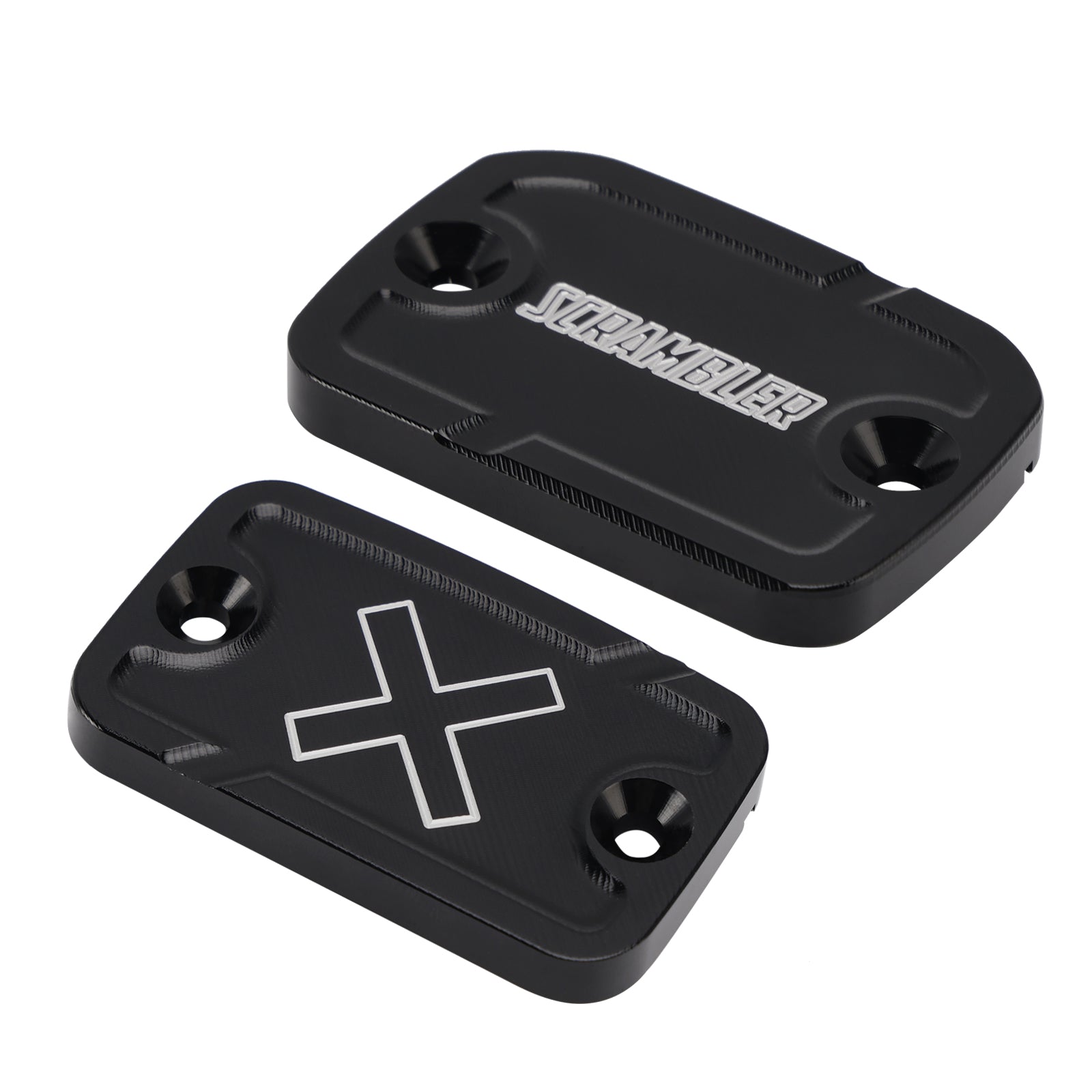 2015-2025 Ducati Scrambler 800 1100 Front Brake & Clutch Reservoir Cap Black