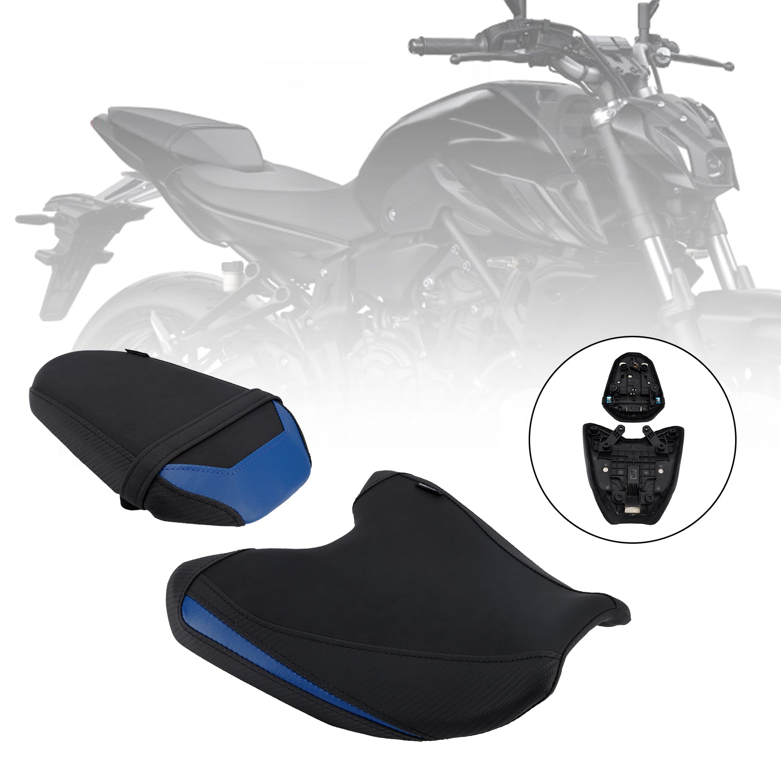 2025-2026 Yamaha Mt-07 689Cc Kører&PPassagersædesæt bagpude