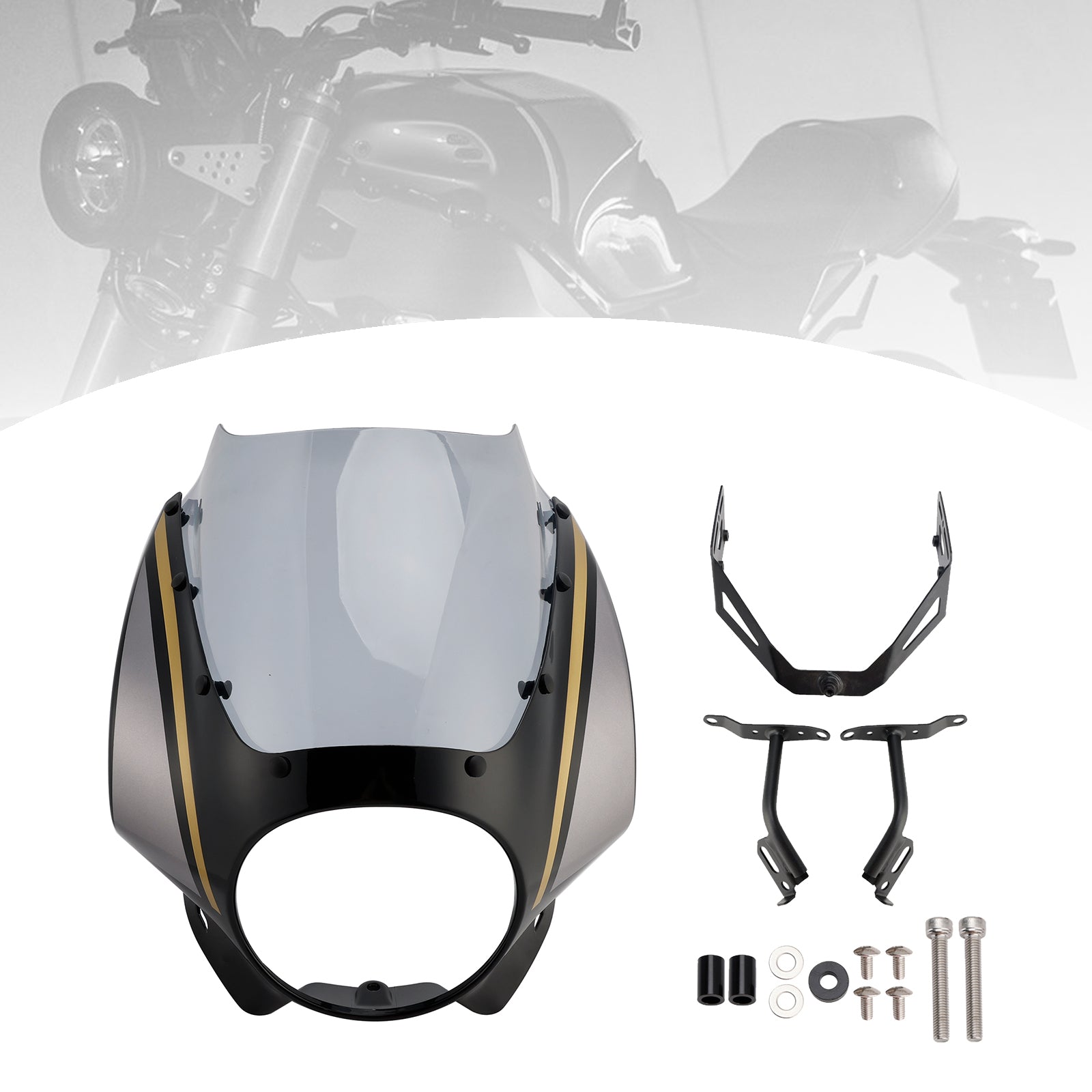 Yamaha XSR900 2022-2025 Headlight Fairing Windshield WindScreen