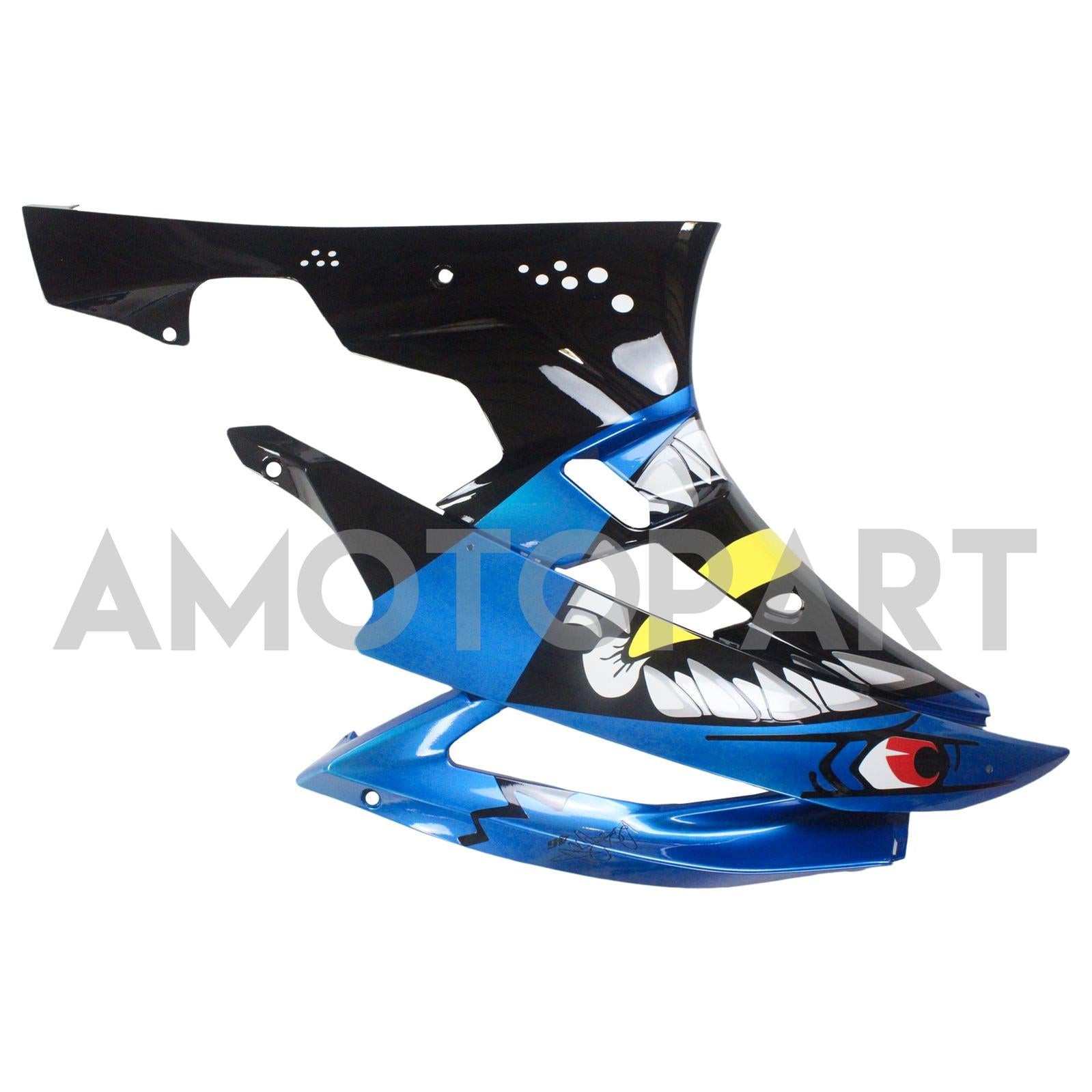 Amotopart 2006-2007 YZF 600 R6 Yamaha Blue&Green Fairing Kit