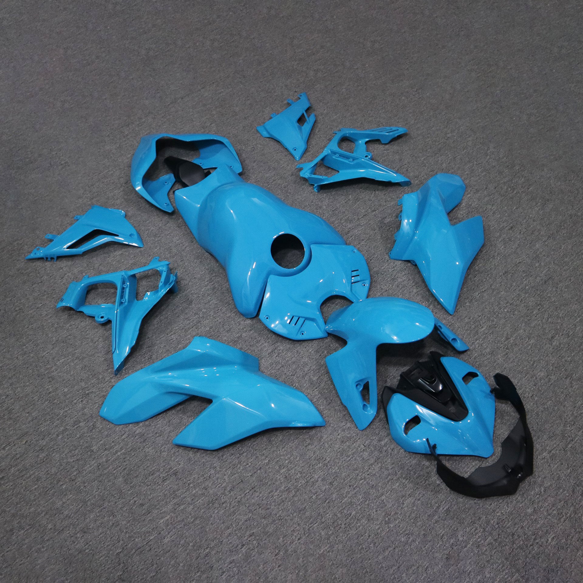 Amotopart 2020-2023 Ducati Street Fighter V4 Blue Fairing Kit