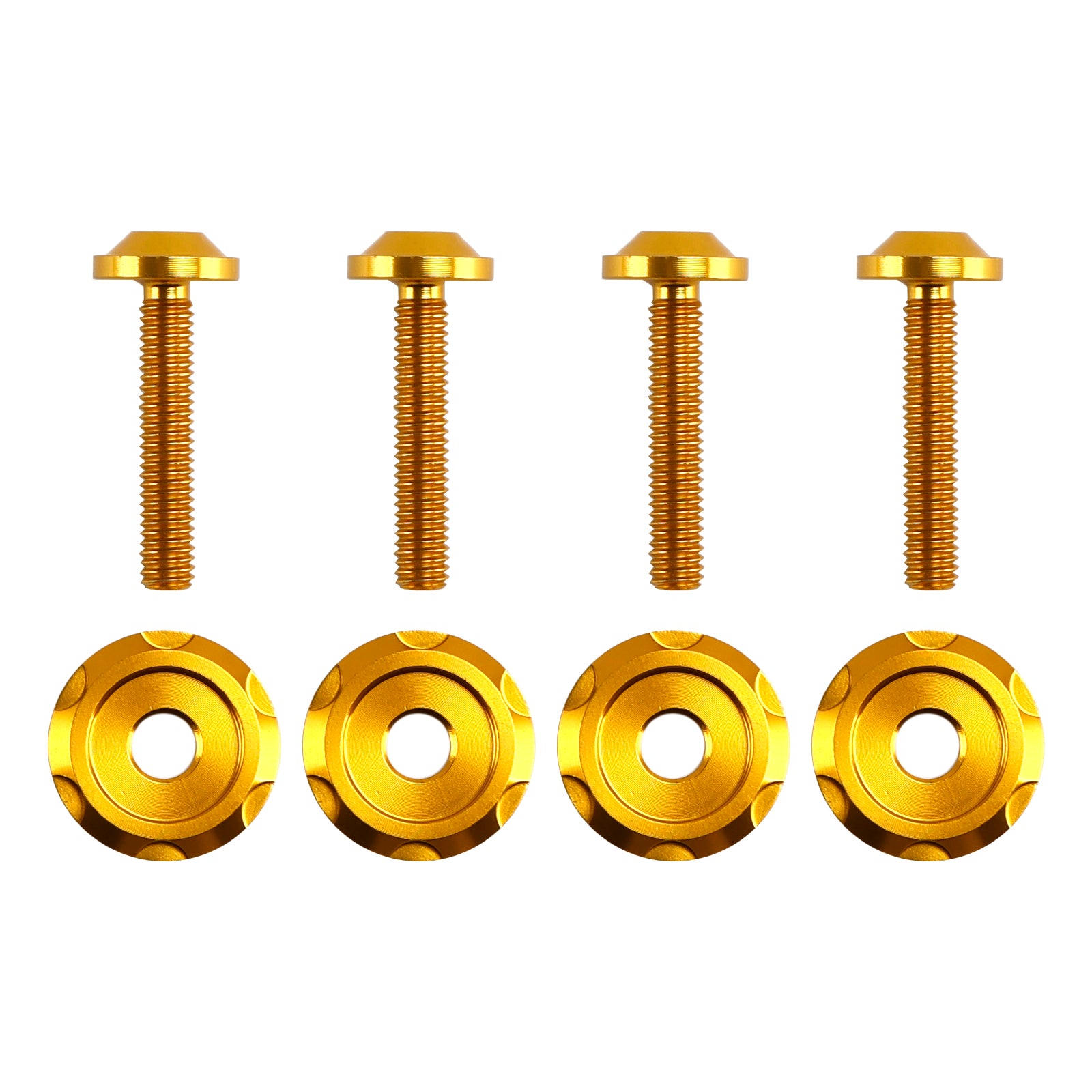 4x 15 - 23 Road Glide Fltr Fltrx Fltrxs Fltrxst Windshield Bolt Gold