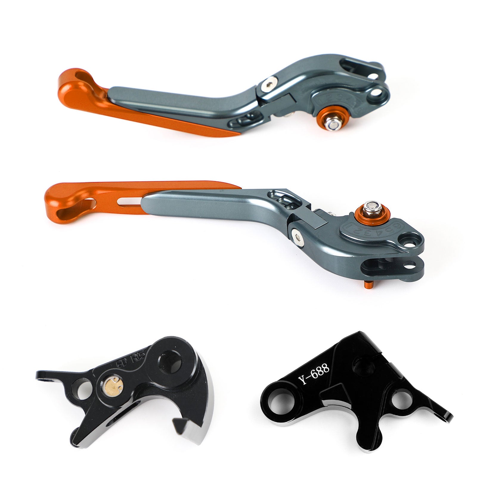 Verstelbare koppelingsremhendel voor Yamaha MT-09 Tracer 900/GT 21-22 YZF R6 17-20 Generic