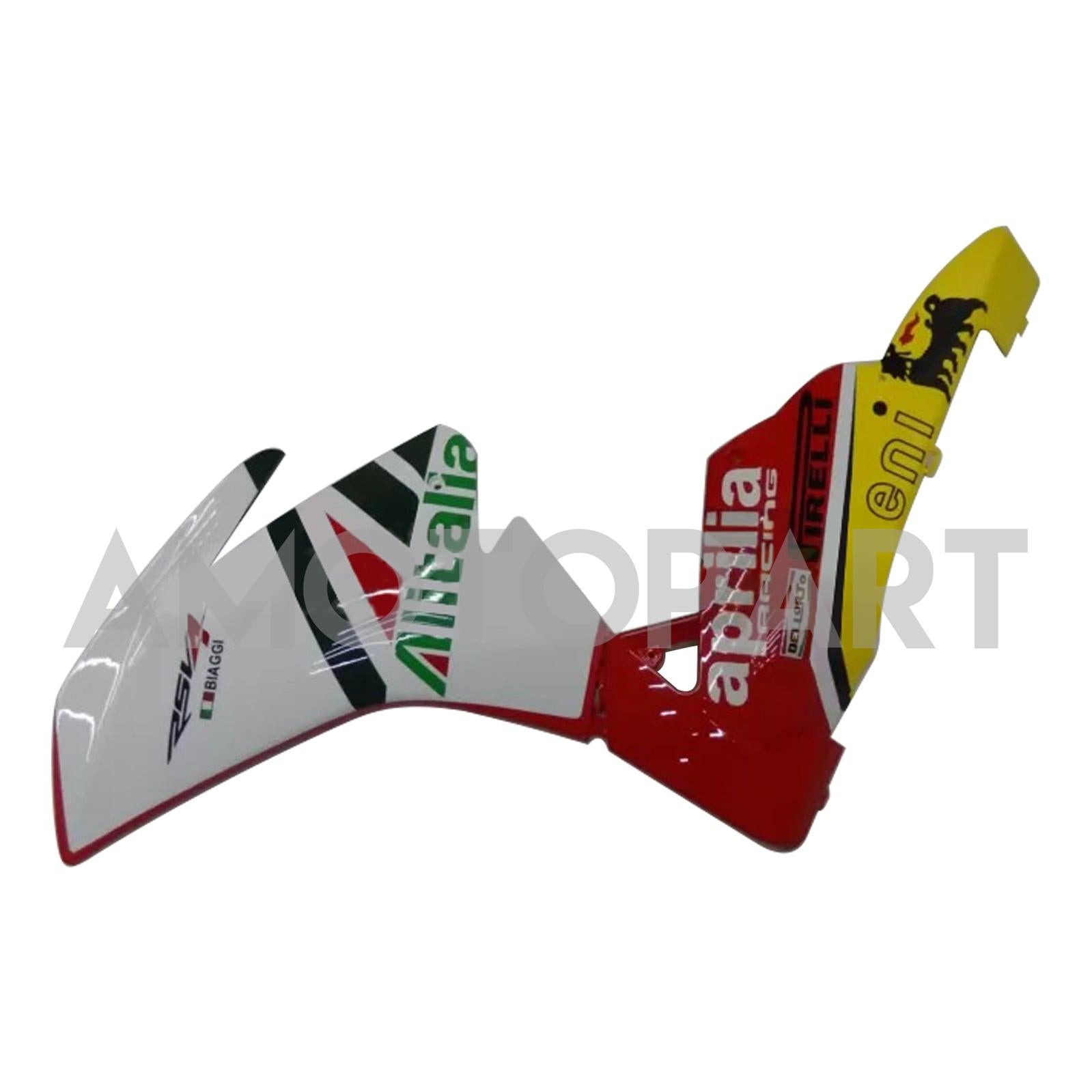 Amotopart 2009-2015 RSV4 1000 アプリリア ホワイト&レッド スタイル5 フェアリングキット