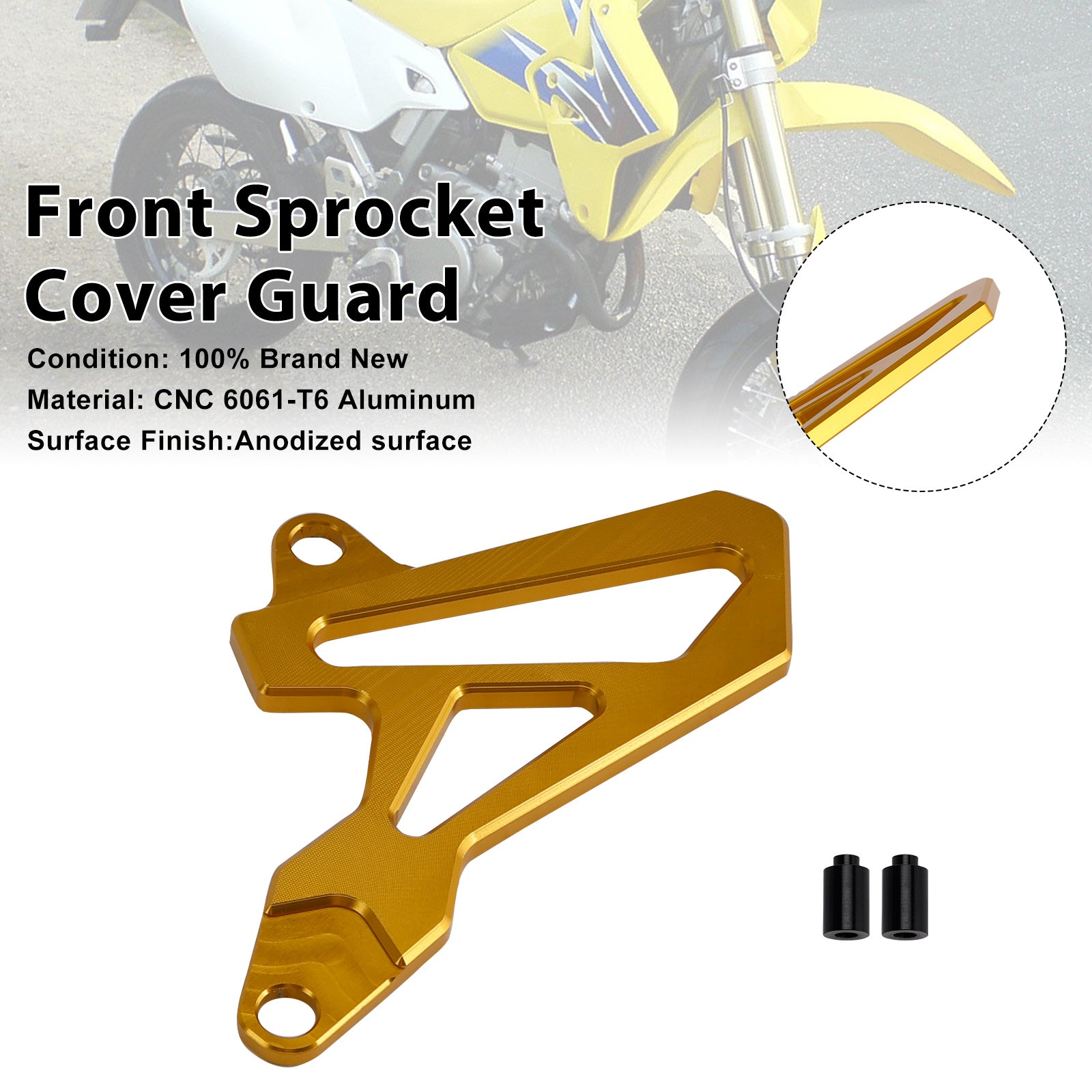 2000-2024 Suzuki DR-Z400SM DRZ400/S/E Front Sprocket Cover Guard