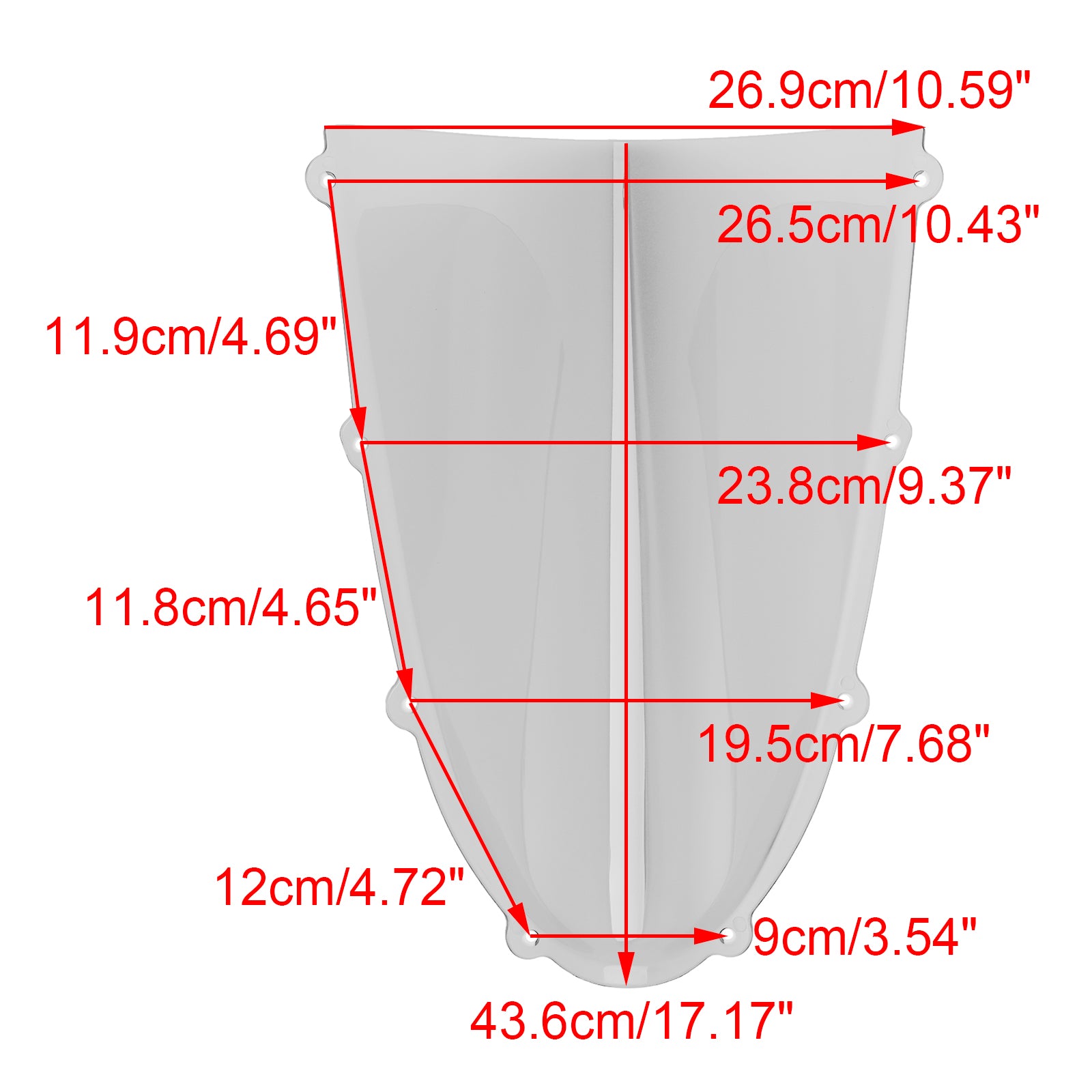 2025 DUCATI Panigale V4 V4S Windshield Windscreen