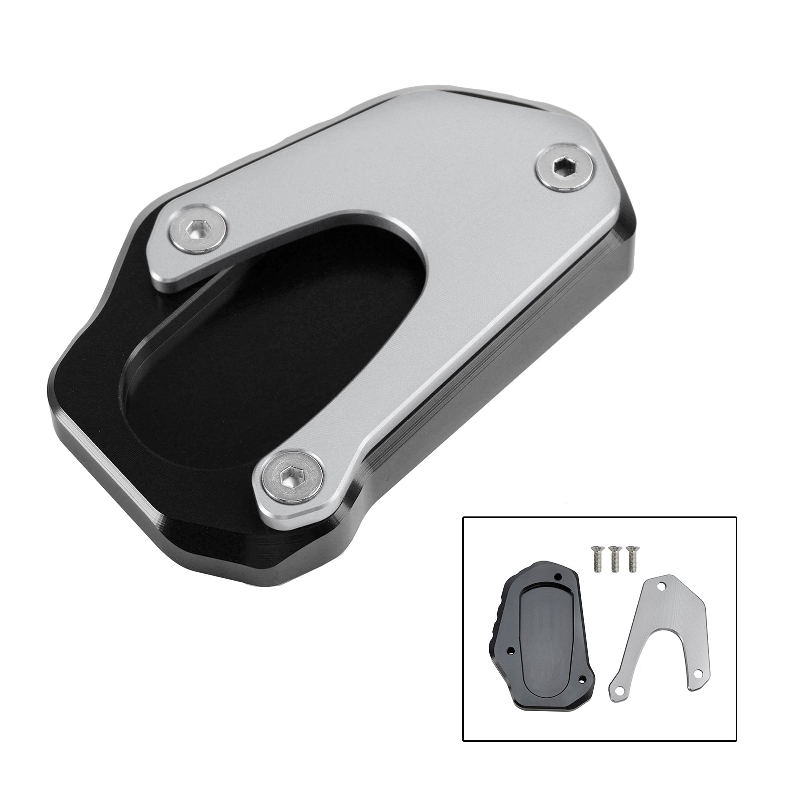 20-23 Suzuki V-Strom DL1050xt Kickstand-Vergrößerungsplattenpad